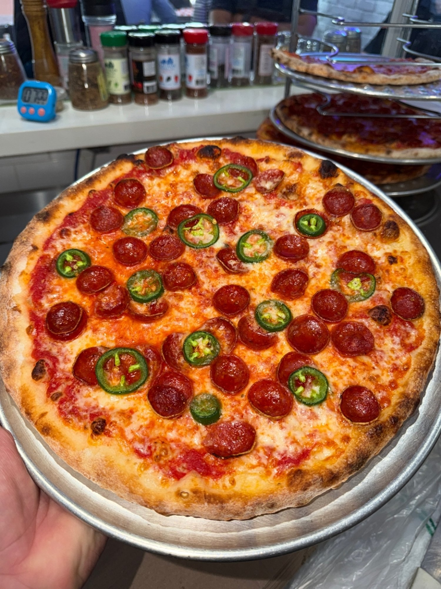 12" Pepperoni & Serrano