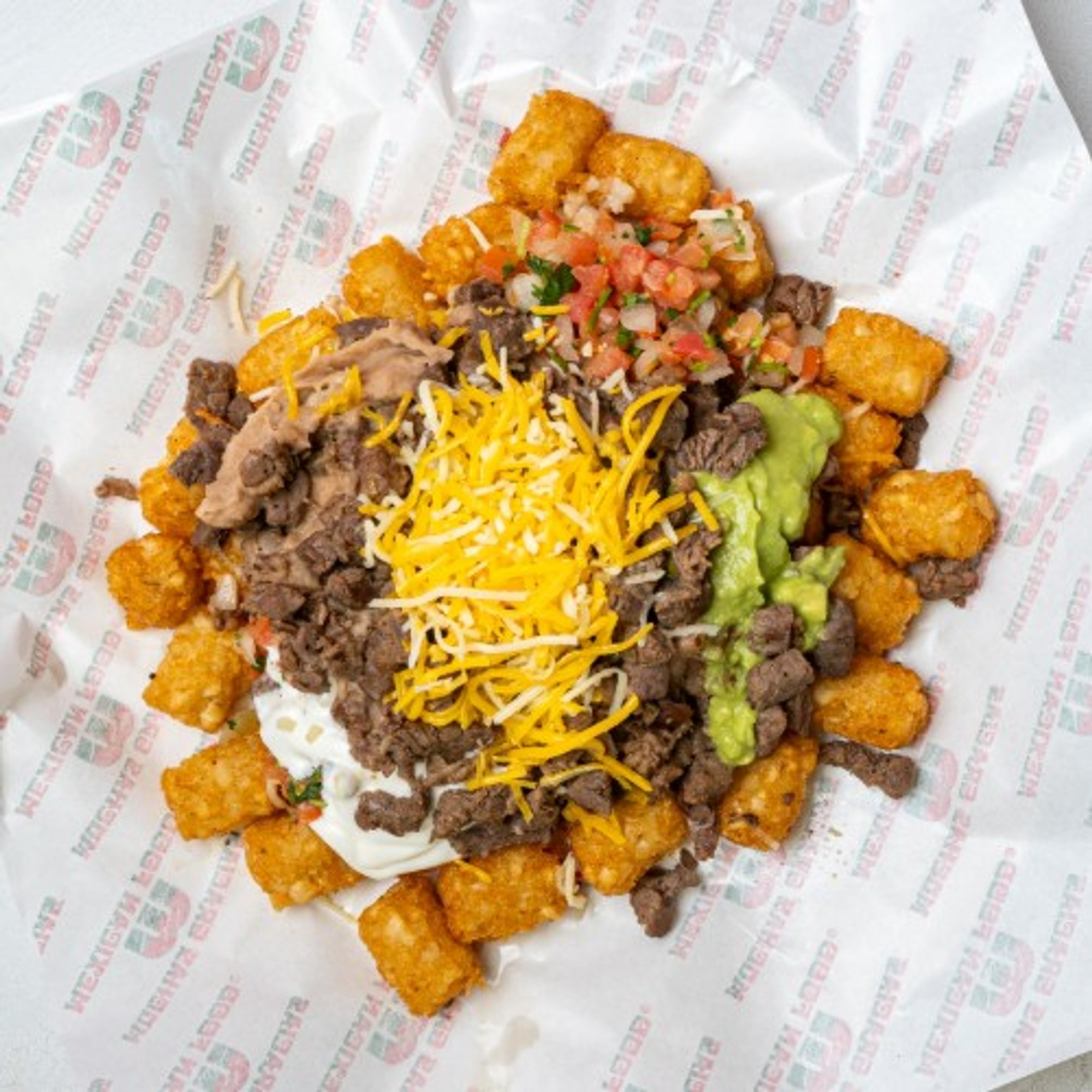 Carne Asada Tater Tots