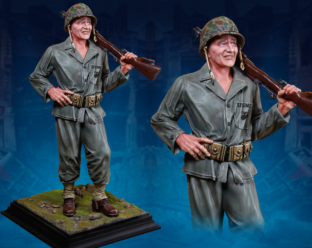 Sands of Iwo Jima John Wayne as Sergeant Stryker Statue