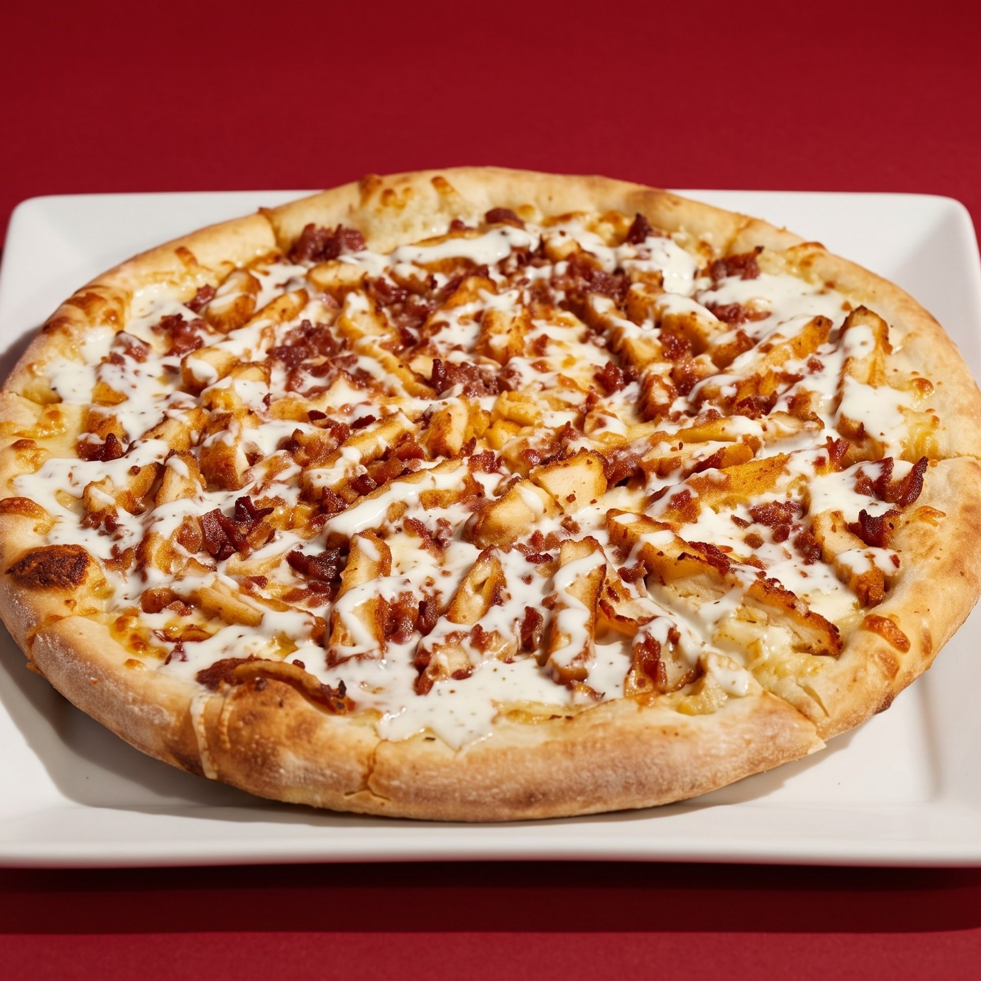 Chicken Bacon Ranch Pizza