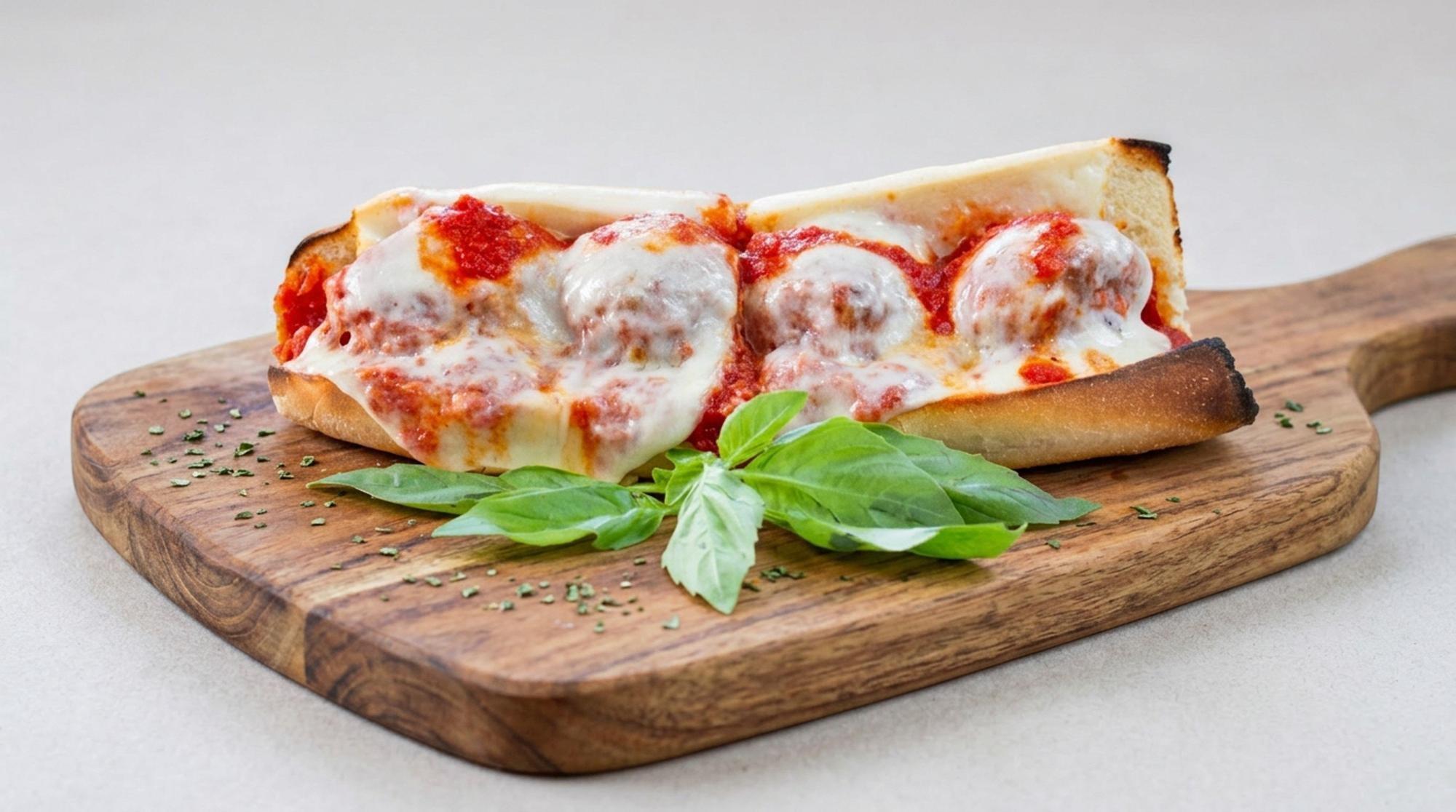 Meatball Parmigiana Sub
