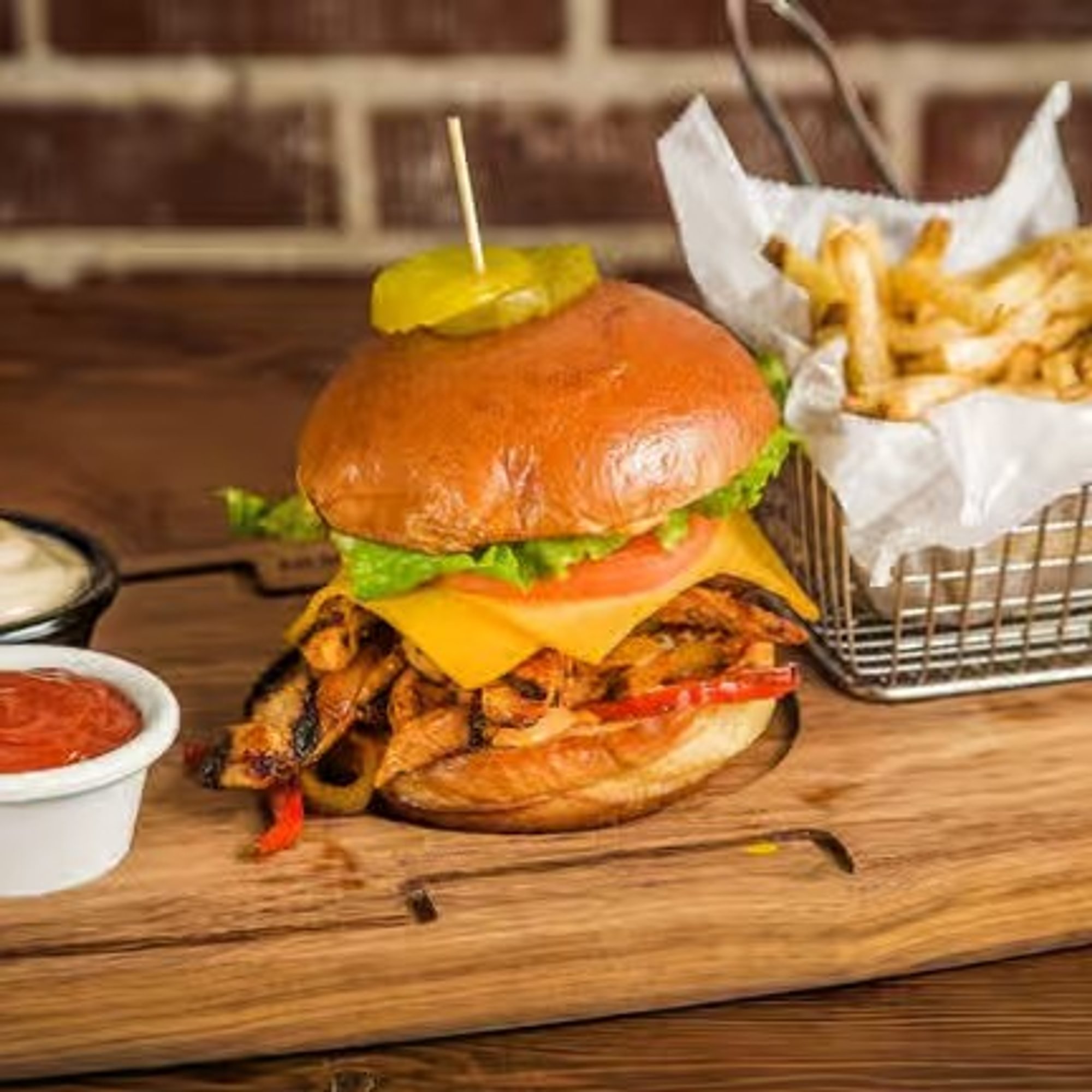 Sriracha Spicy Chicken Burger