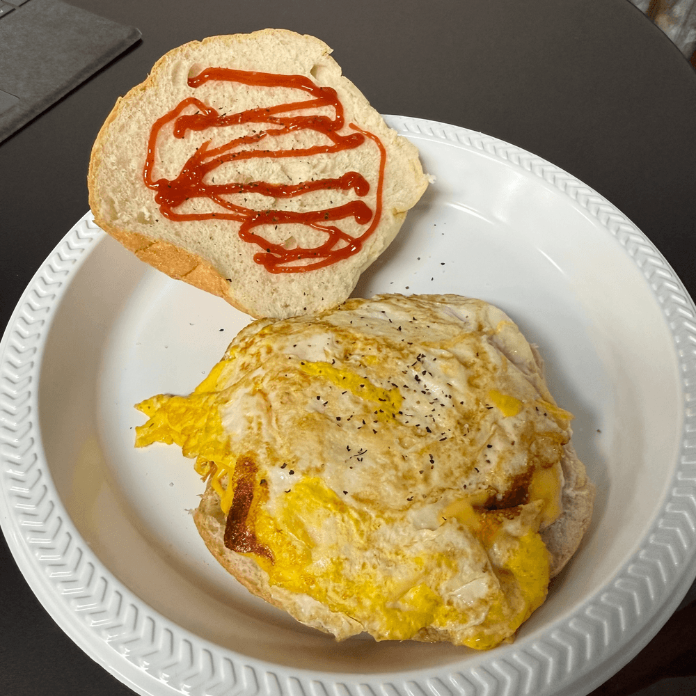 Egg & Cheese On A Roll