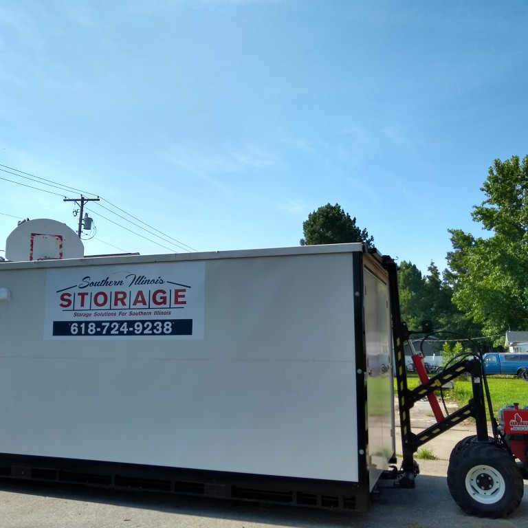 Portable Storage Container delivered to your home or business. Placed on your property where you need it most. Call Southern Illinois Storage in Buckner