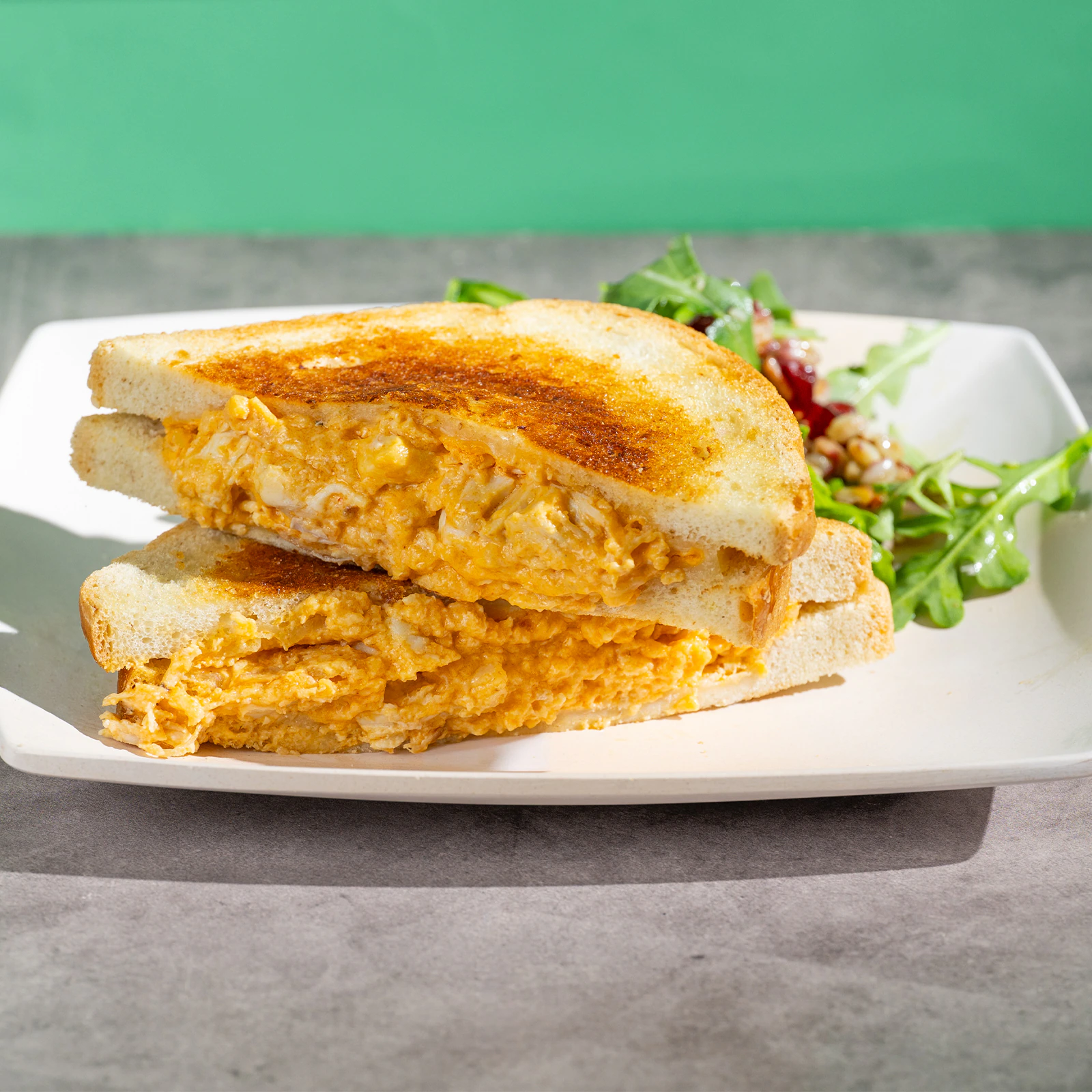 Buffalo Chicken Grilled Cheese Sandwich