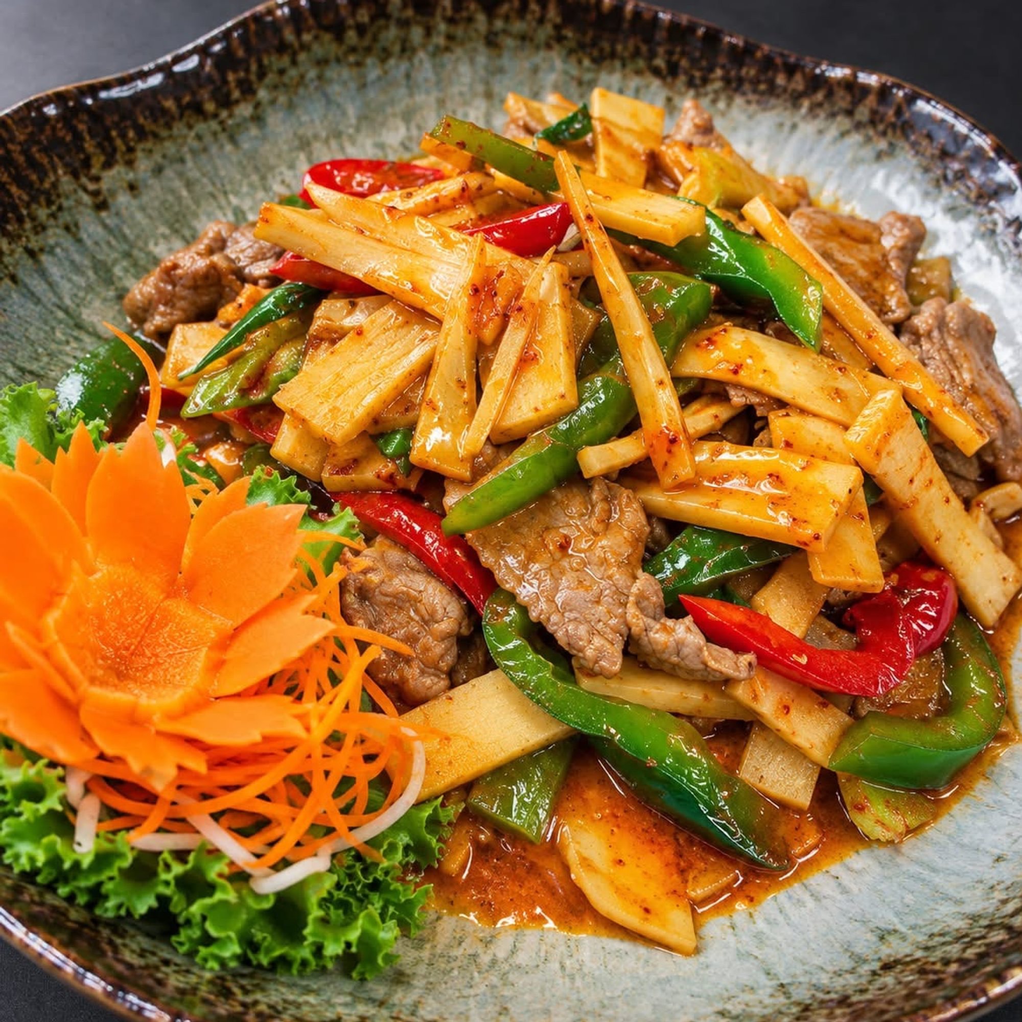 E6. (D) Spicy Bamboo Shoots