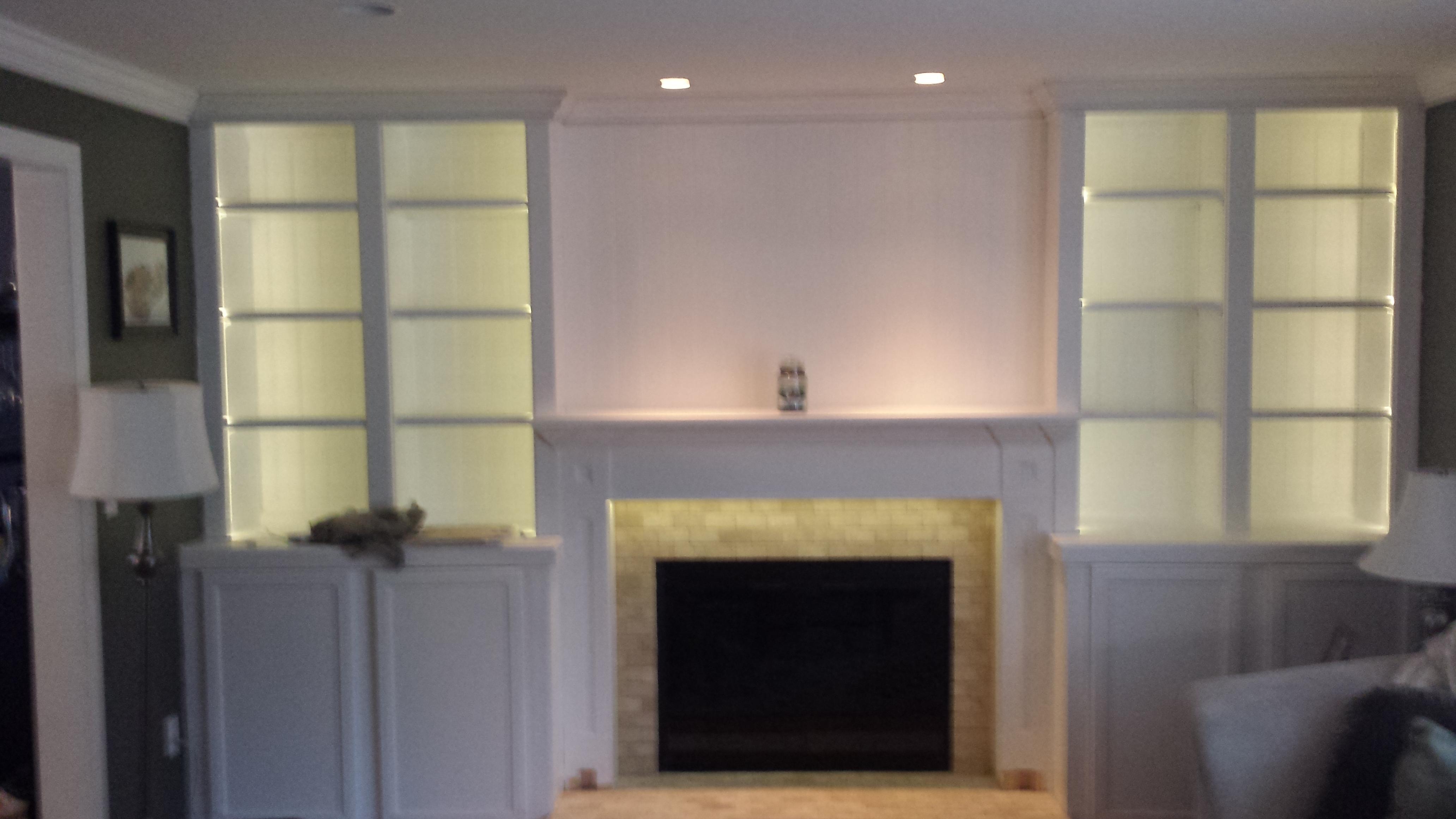 AFTER FIREPLACE REMODEL