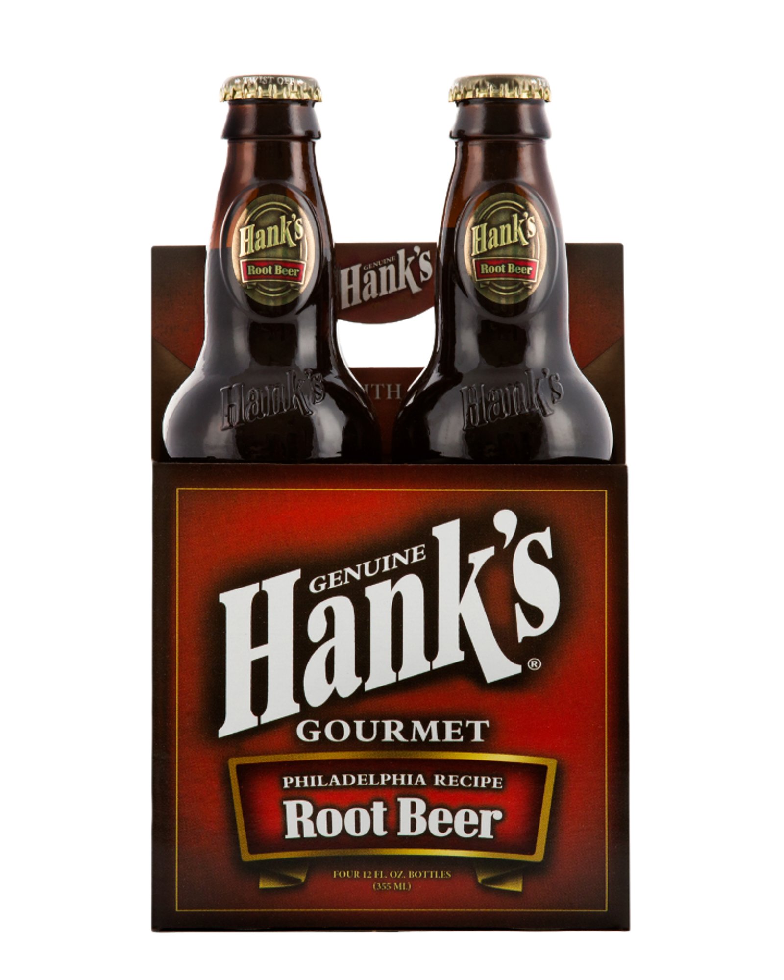4-Pack Bottles Hanks Root Beer