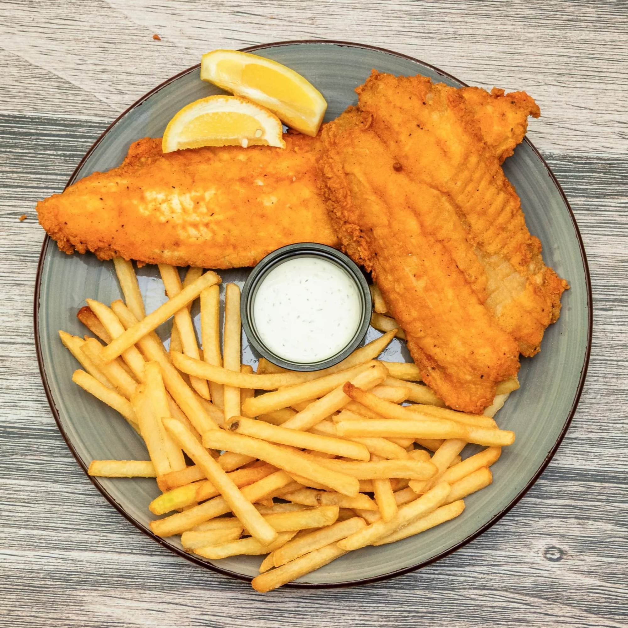 9. Tilapia Fish (2 Pcs) with Fries