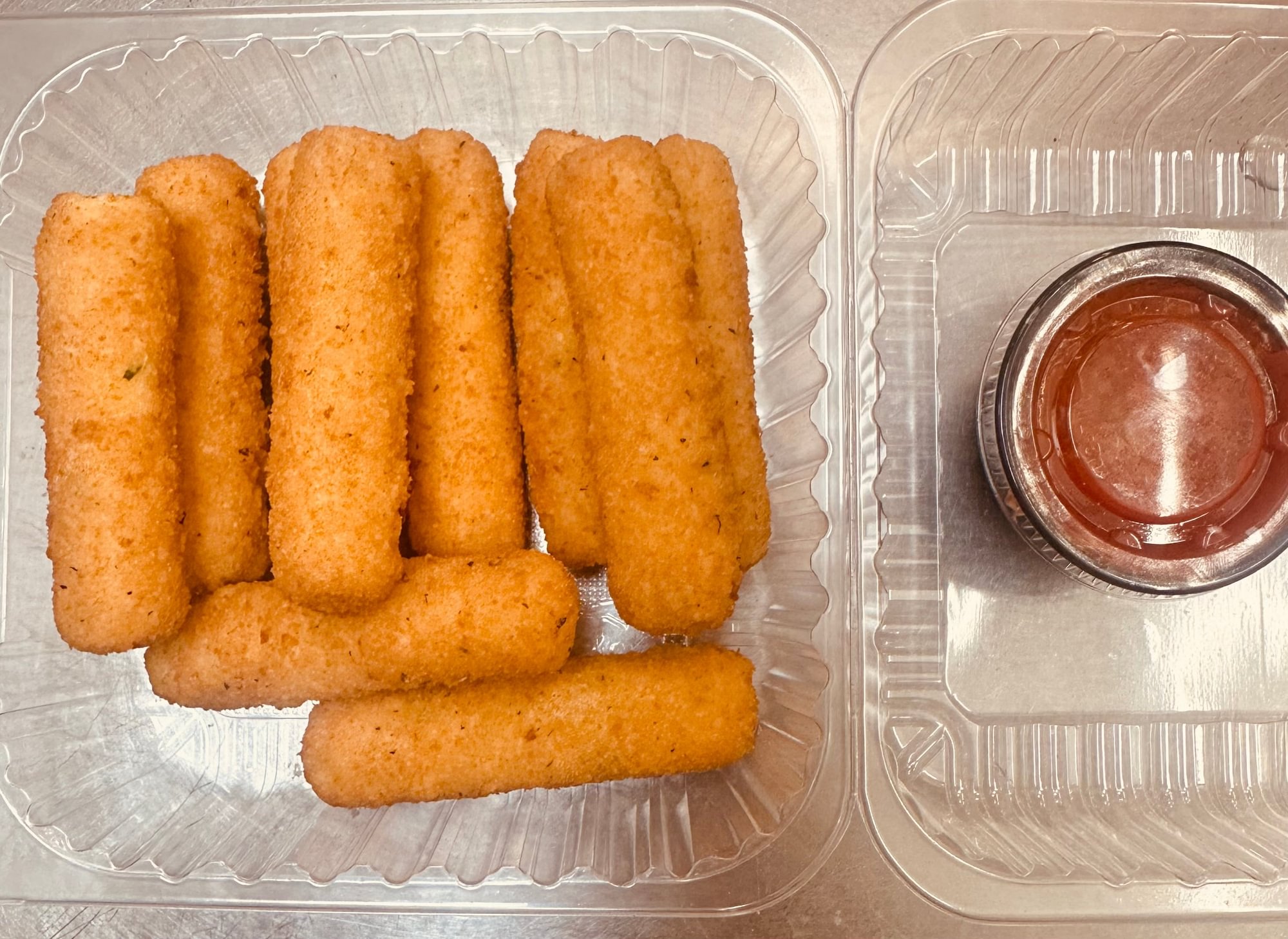 Golden Mozzarella Sticks
