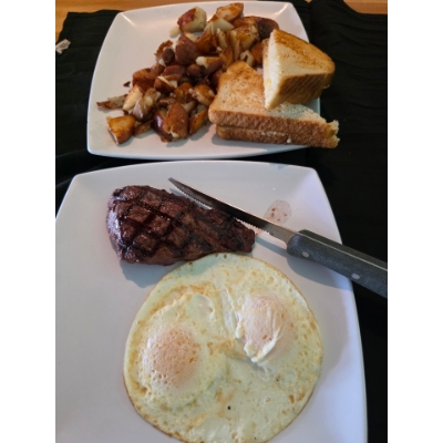 6oz Steak and Eggs