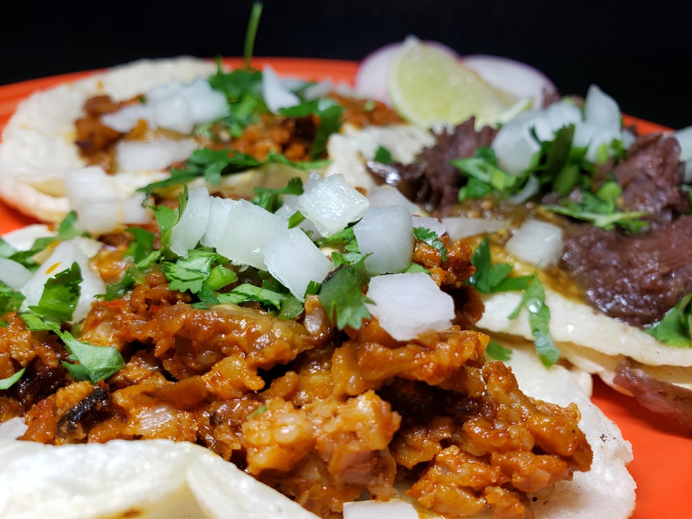 hand made street taco