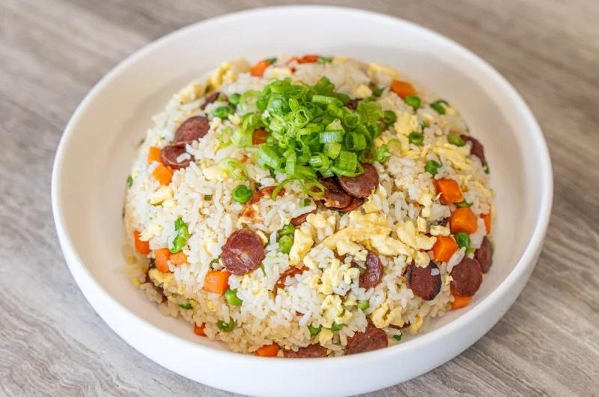 Com Chien Lap Xuong - Chinese Sausages Fried Rice