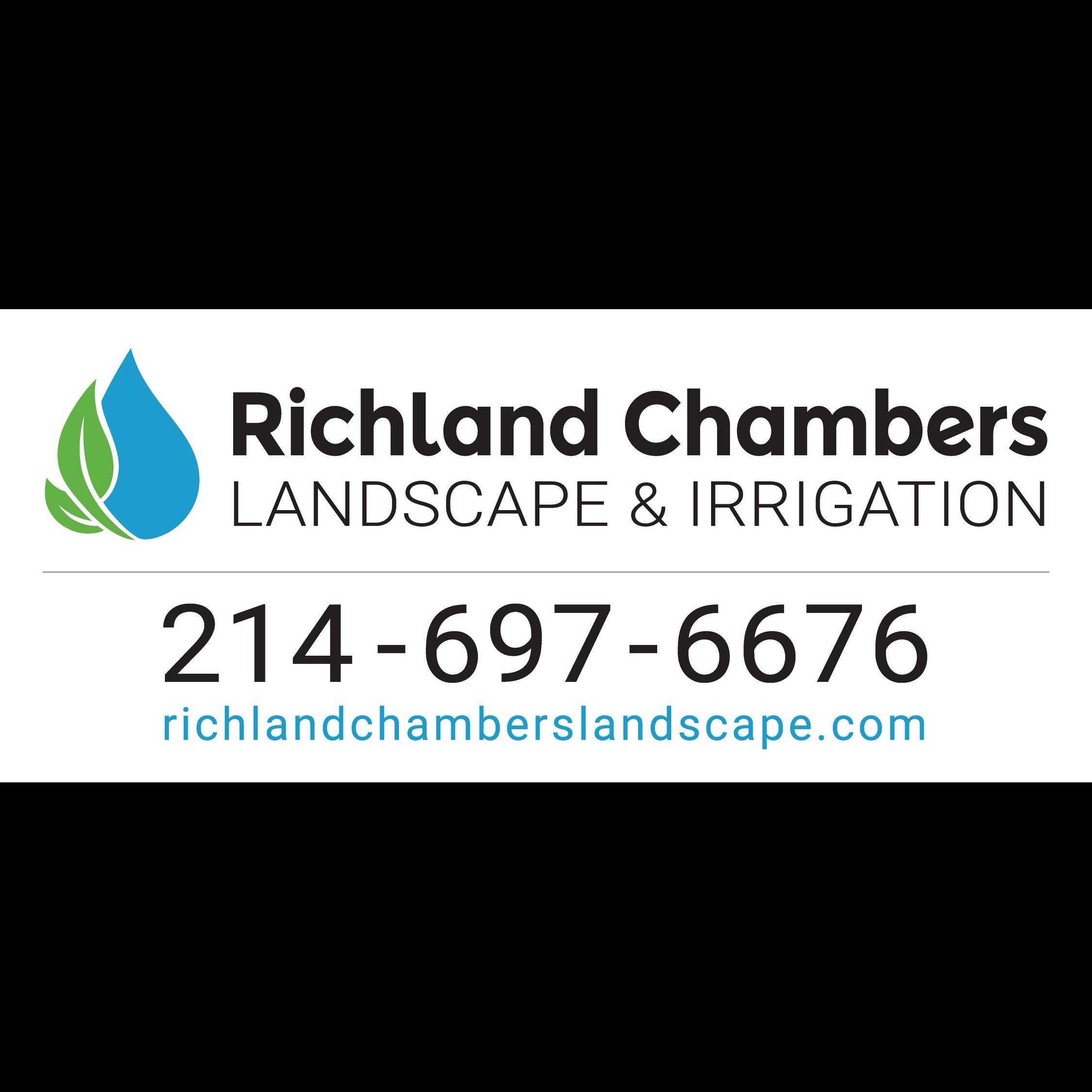 Richland Chambers Landscape &amp; Irrigation Logo
