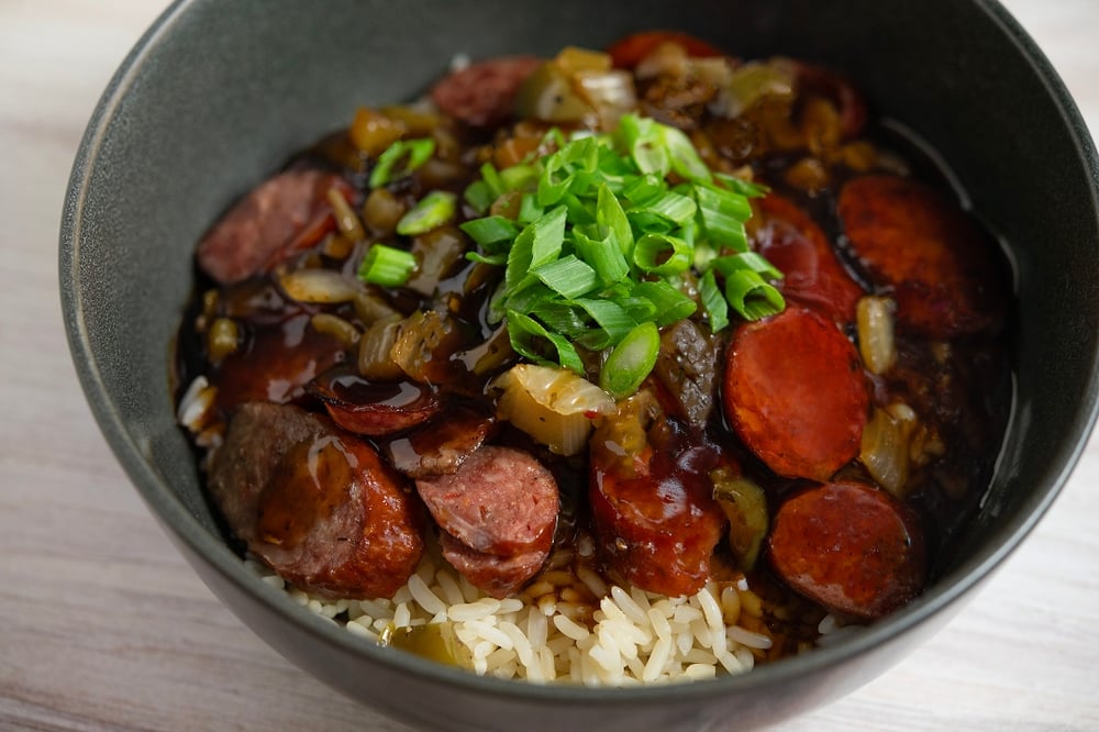 Bourbon Sausage Bowl