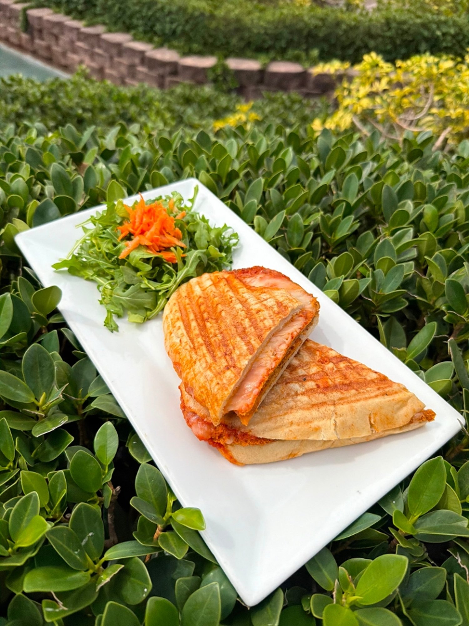 Eggplant Parm Panini
