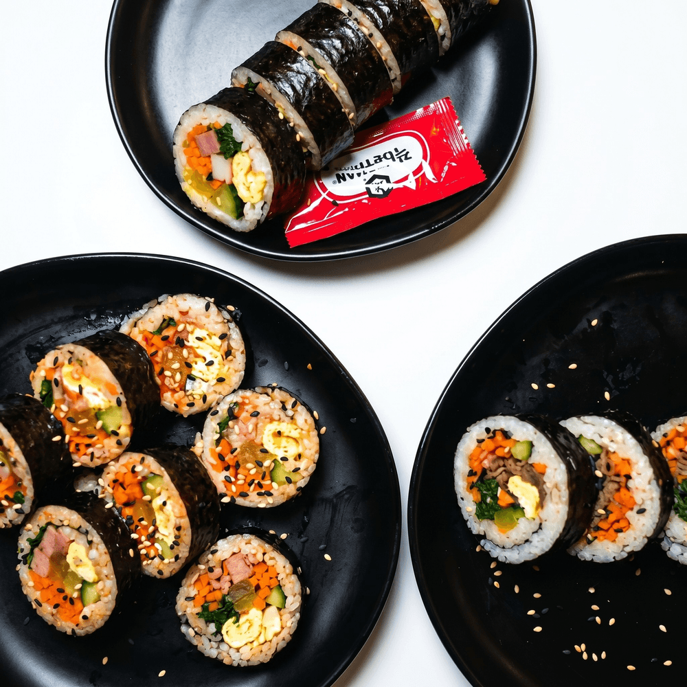 Triple Kimbap Combo