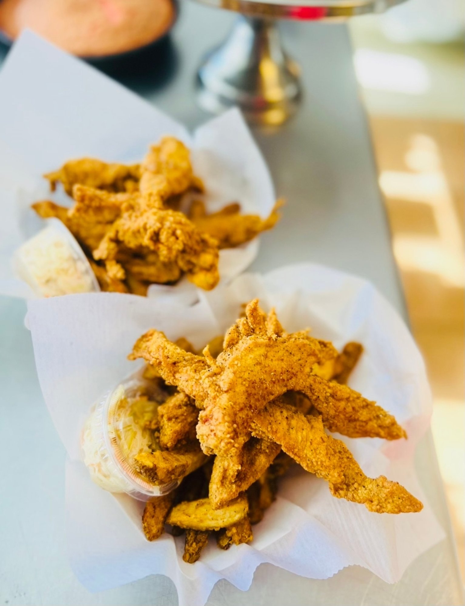 Chick N' Tenders - 6pc (includes fries & slaw)