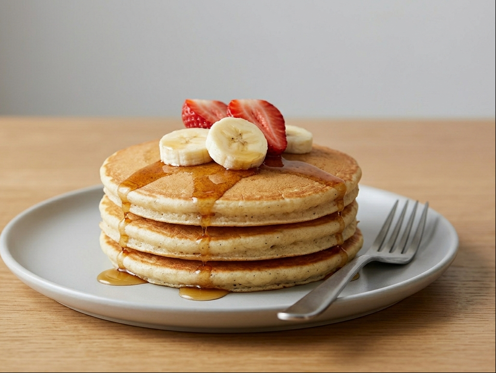 Strawberry Banana Pancakes