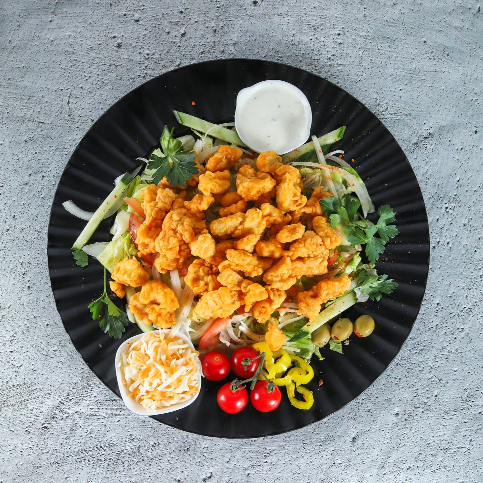 Crispy chicken salad