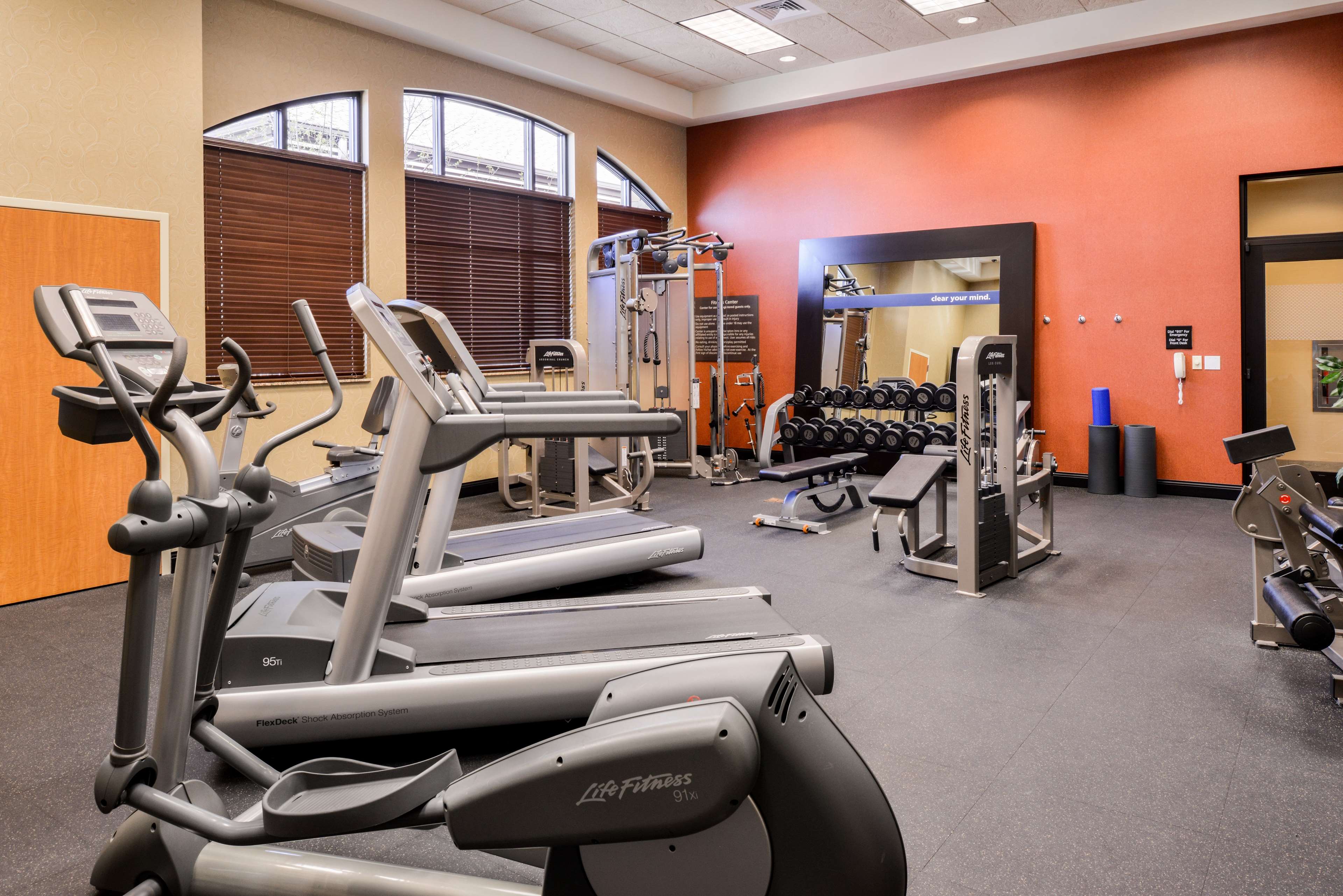 Health club  fitness center  gym