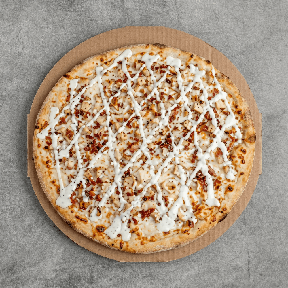 Chicken Bacon Ranch Pizza