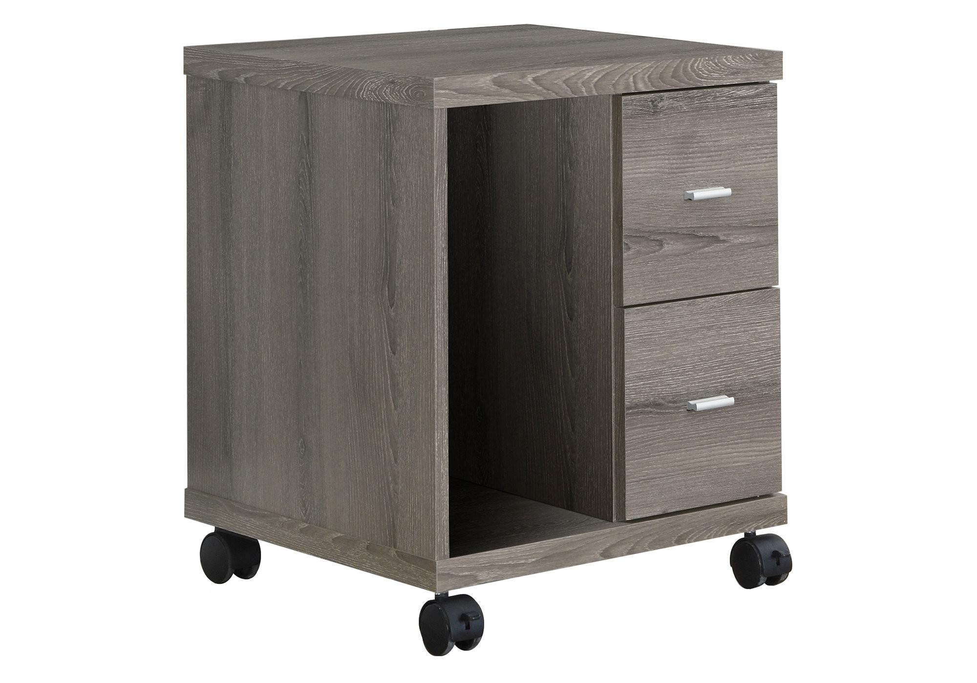 Office Cabinet - Dark Taupe