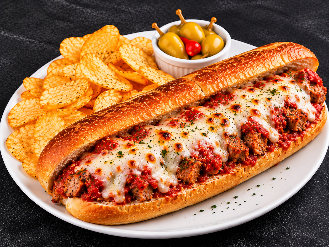 ITALIAN SAUSAGE PARMIGIANA HOAGIE