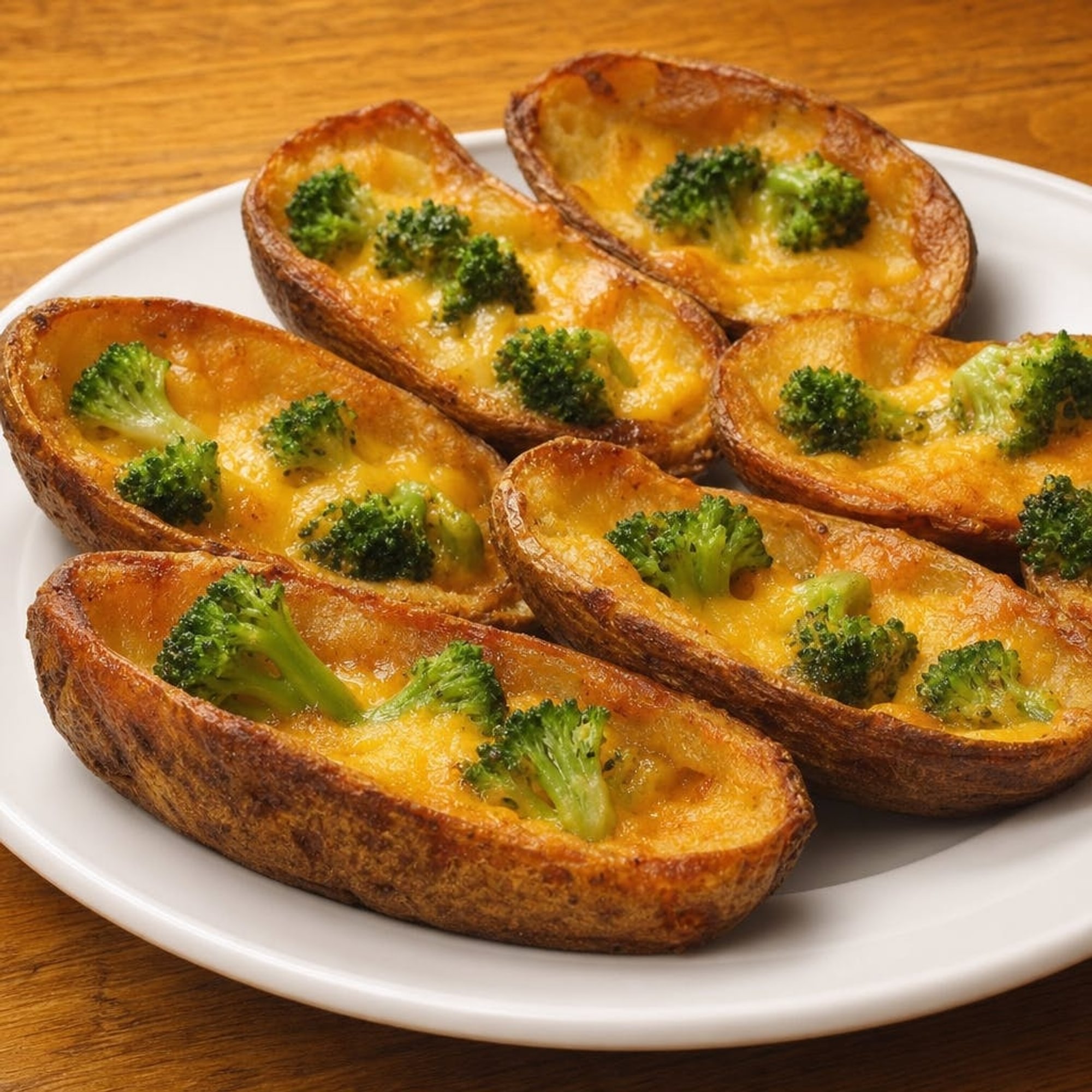 Potato Skins with Broccoli