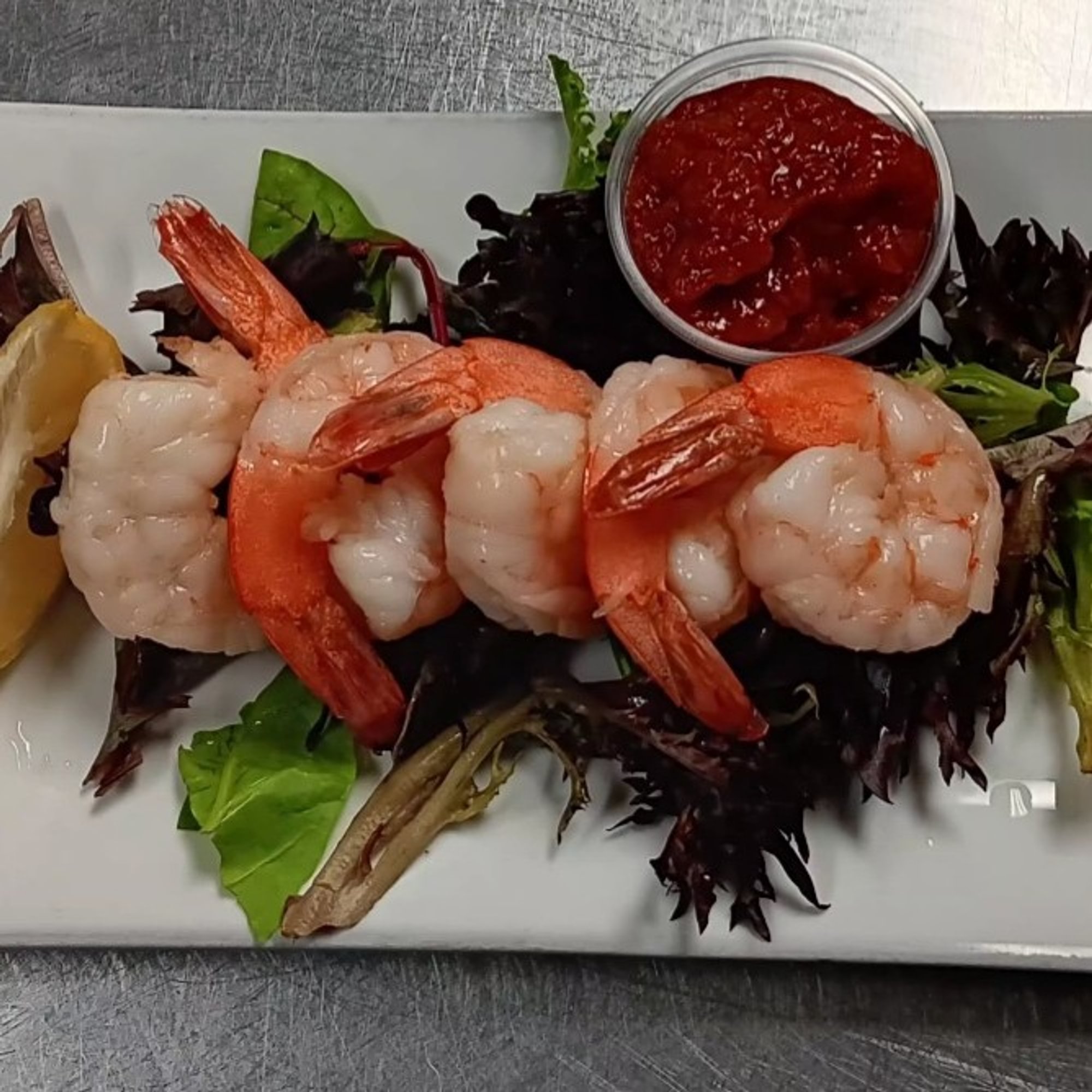 Gluten Free Shrimp Cocktail Starter