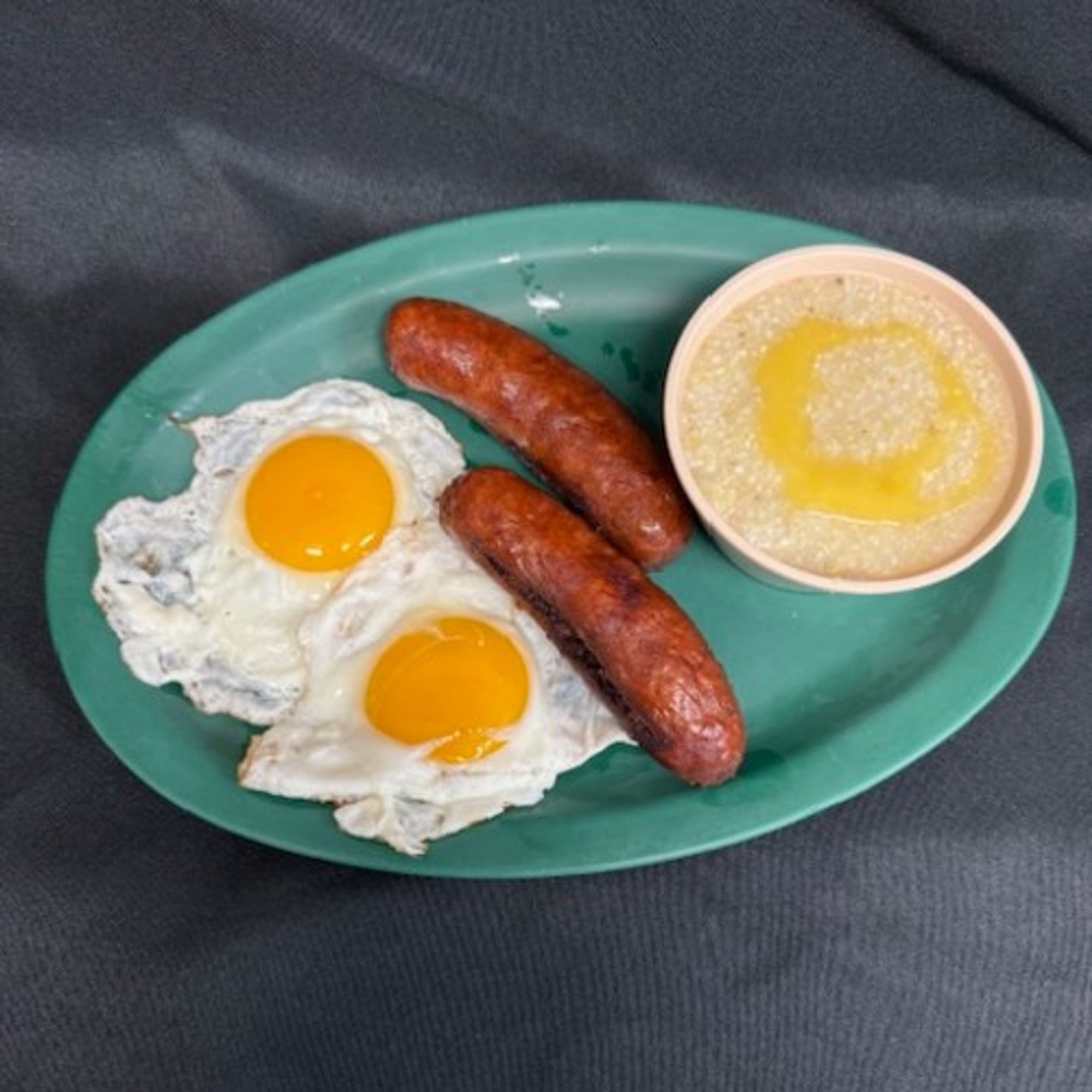 Smoke Sausage and 1 Egg Plate
