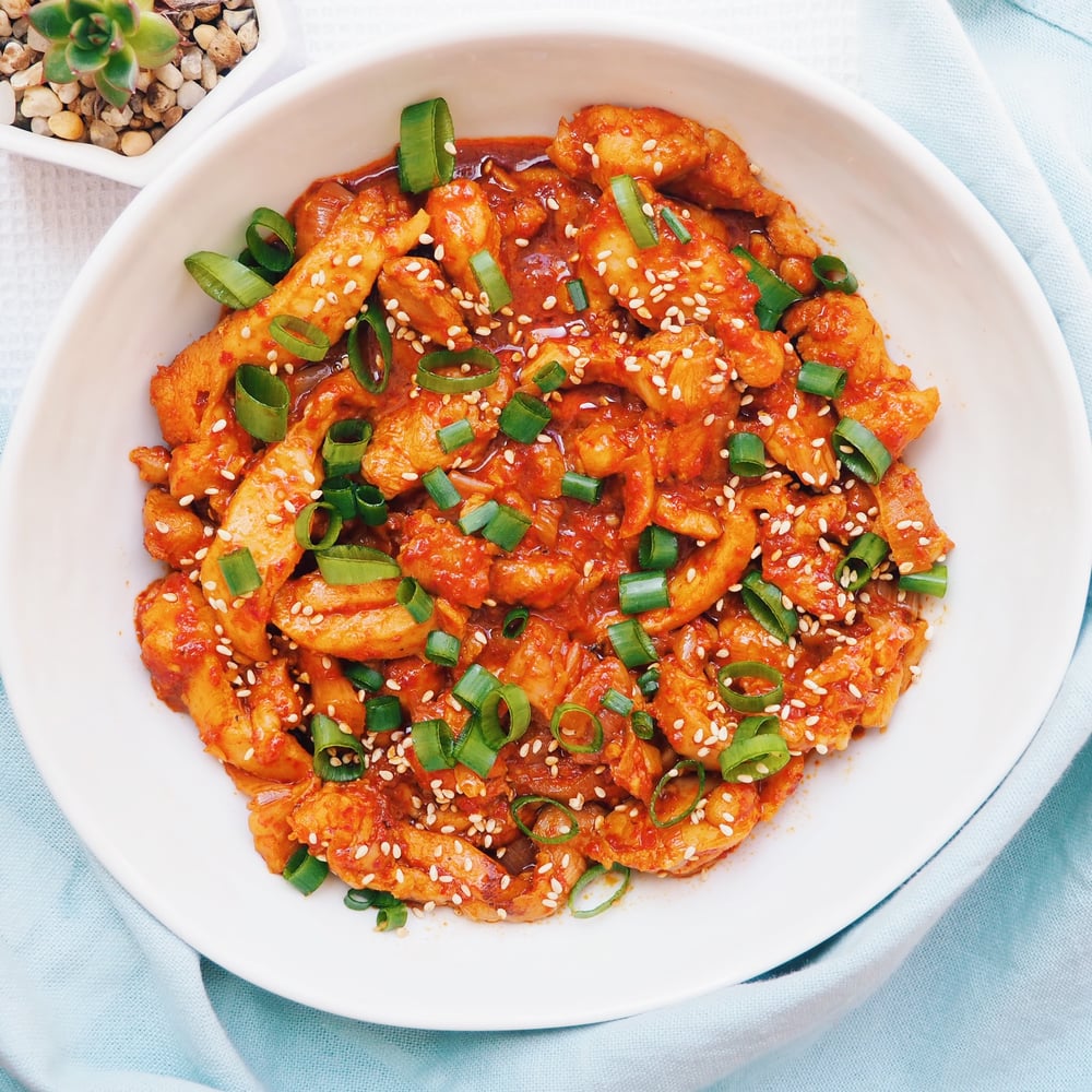 Chicken bulgogi rice