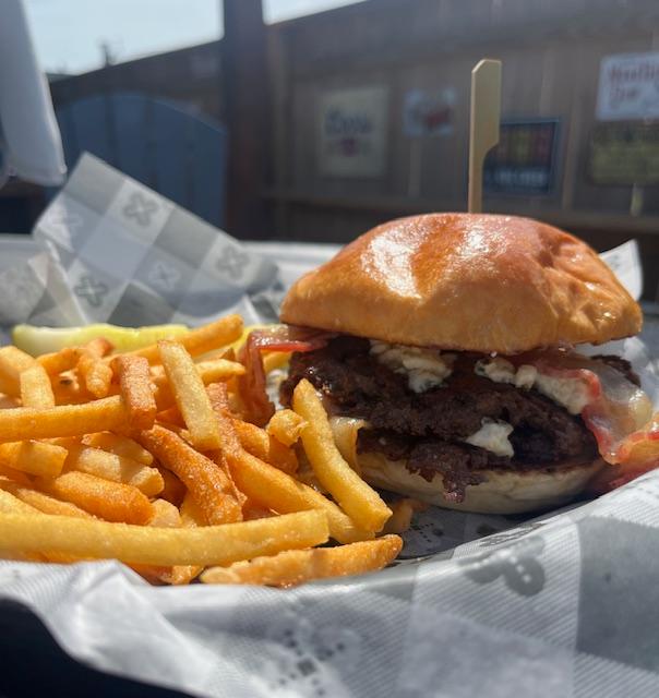 Black and Bleu Burger