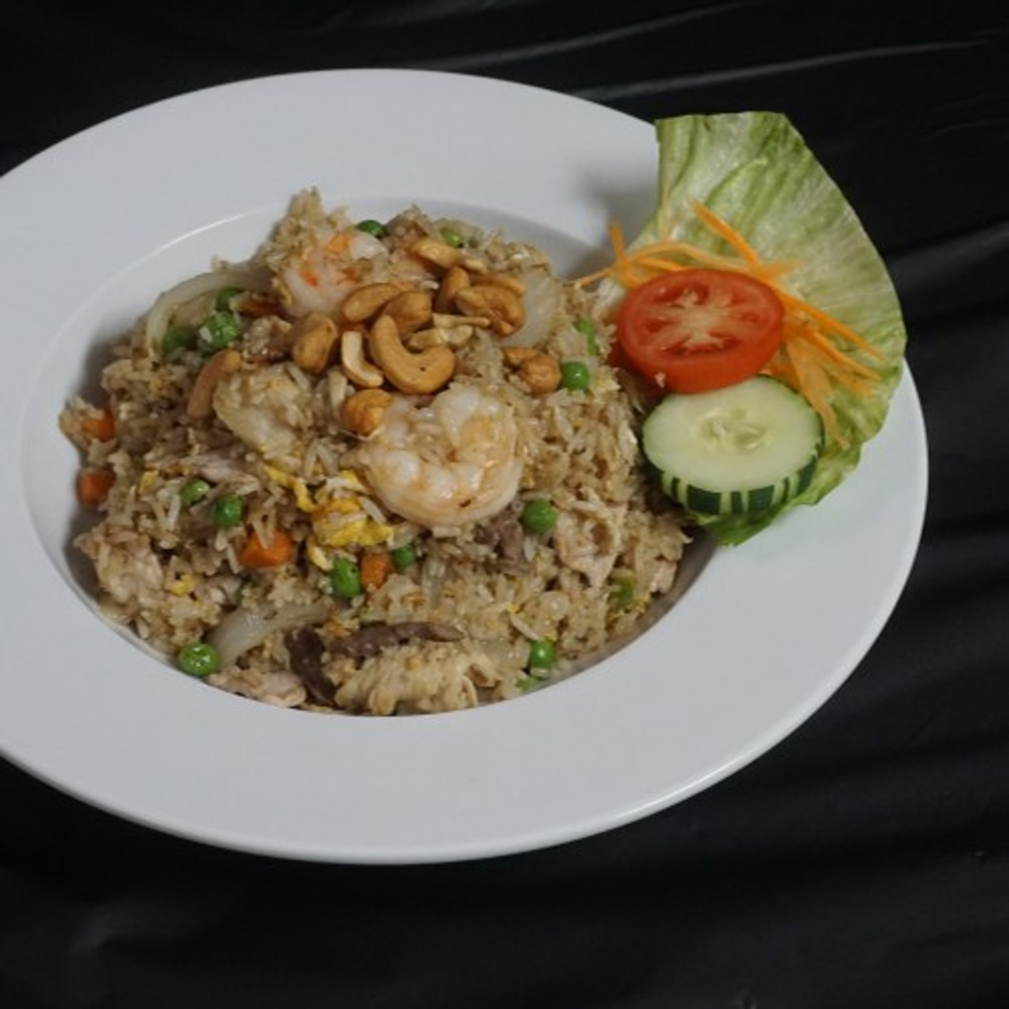 Egg Curry Fried Rice (No Meat)