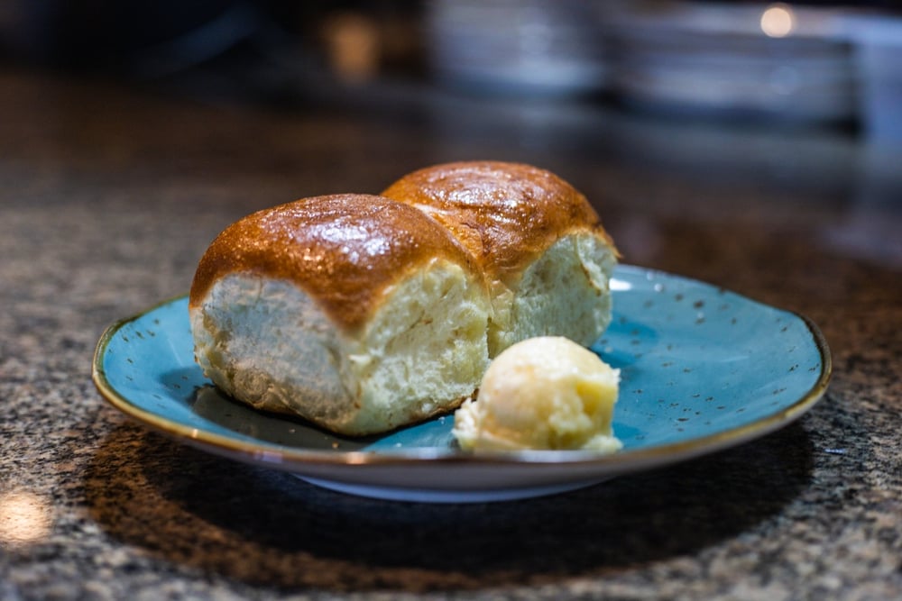 (2) Dinner Rolls with Honey Butter