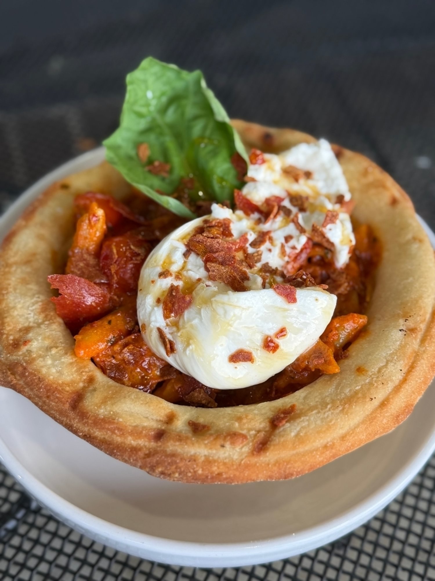 Hot Honey Burrata Bowl