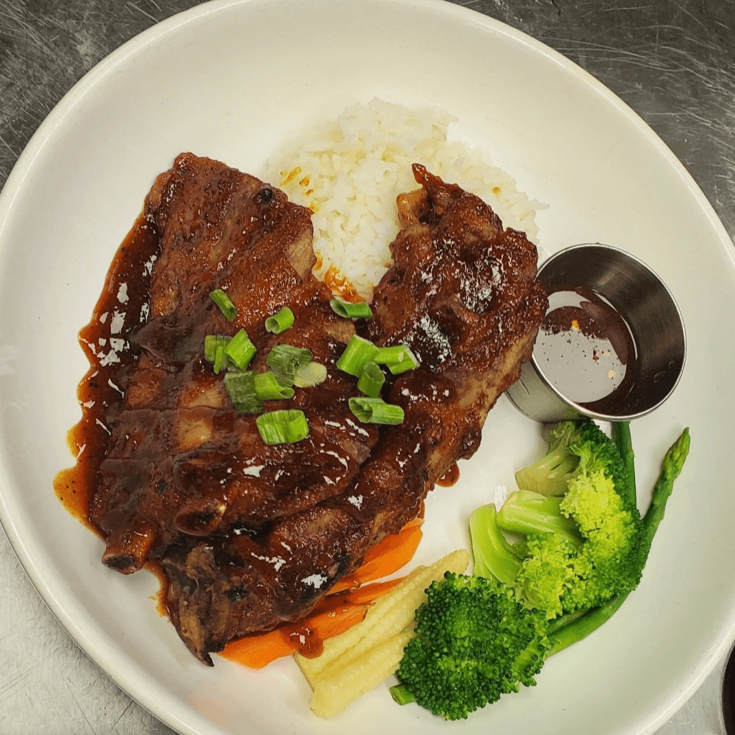 Heat-Glazed Pork Ribs