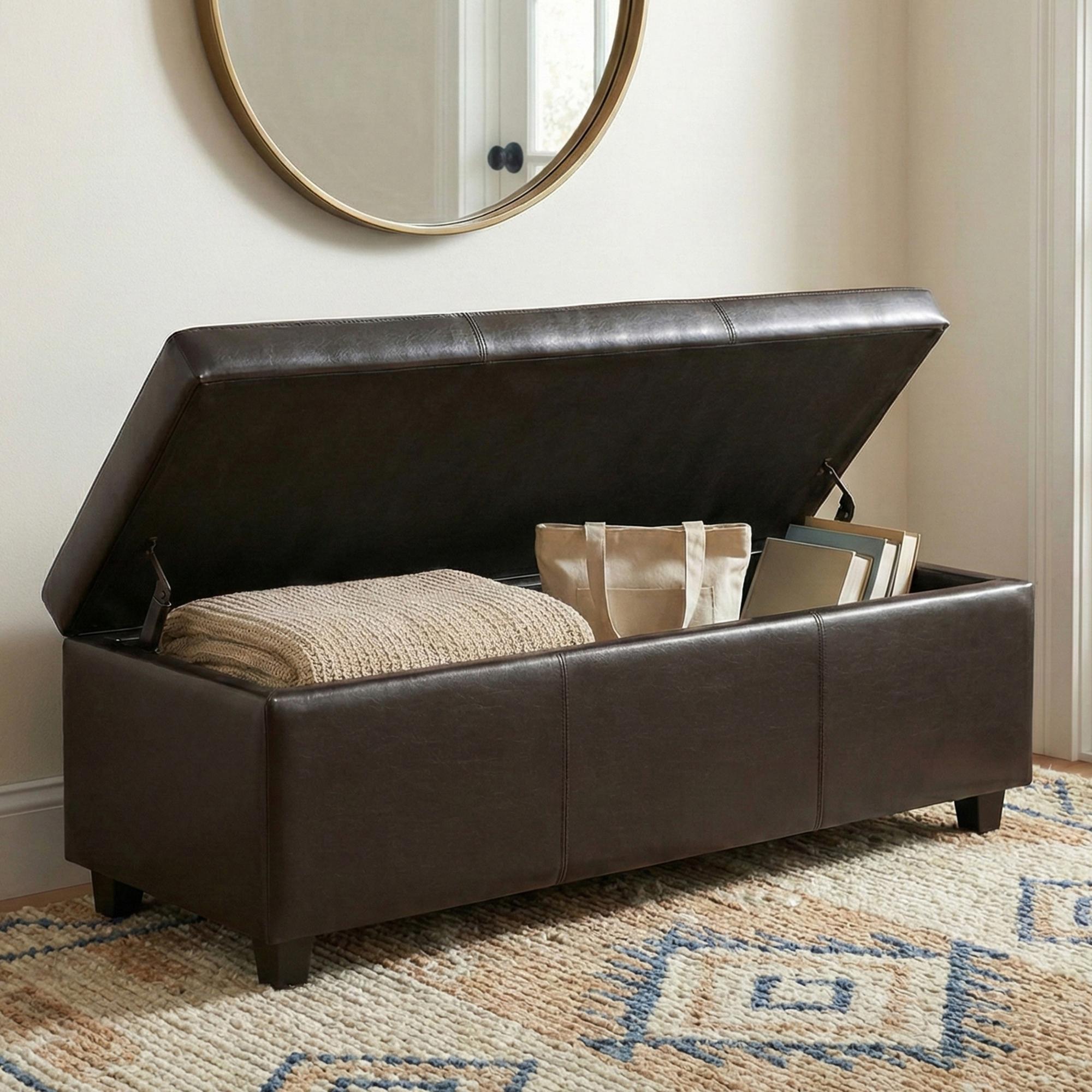 Avalon Storage Ottoman Bench