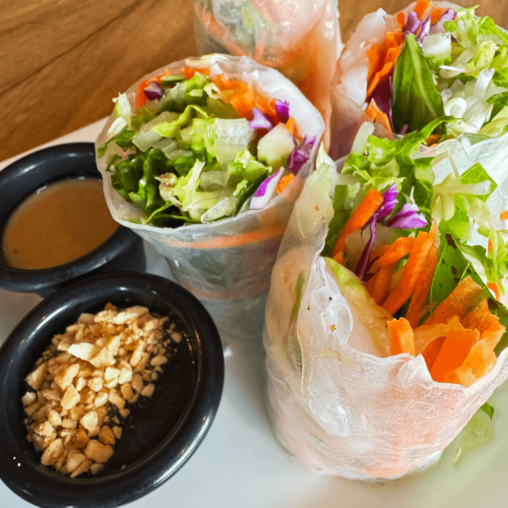 Fresh Basil Roll W/Shrimp