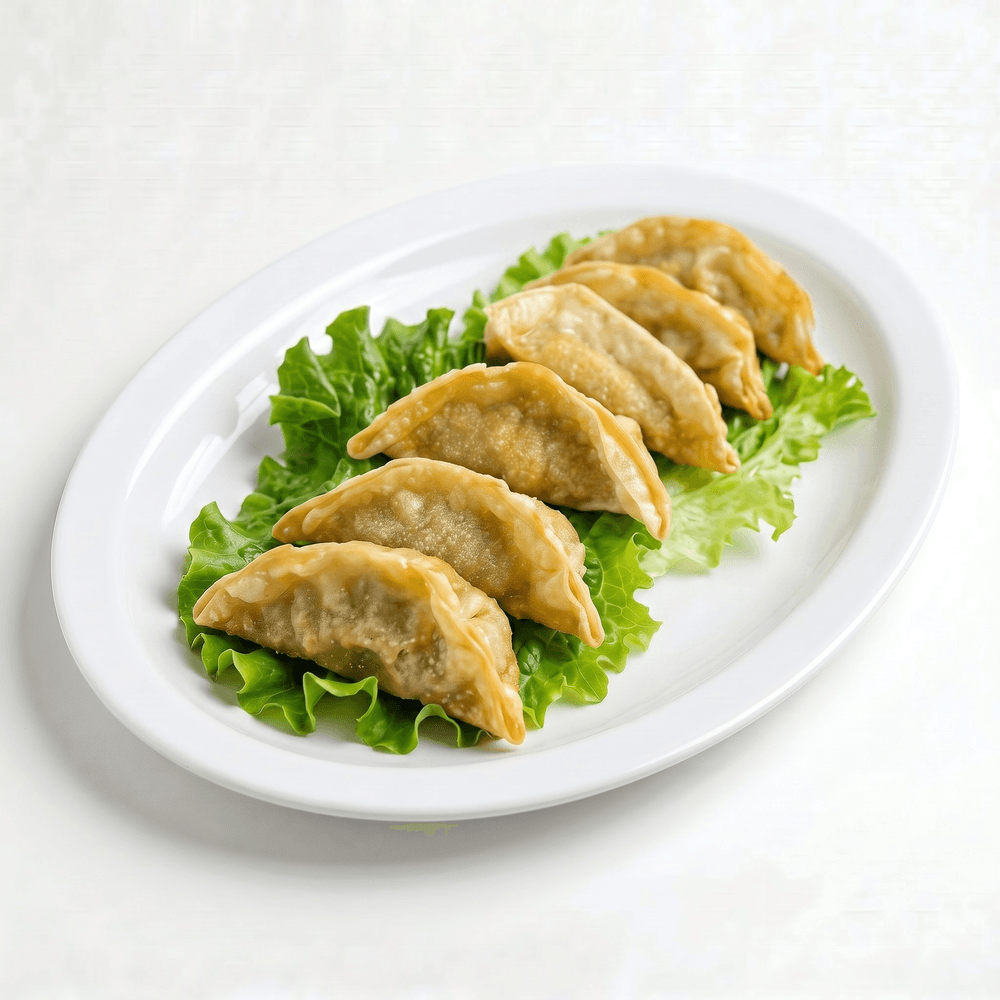 A12. Fried Chicken Dumplings (Potstickers)
