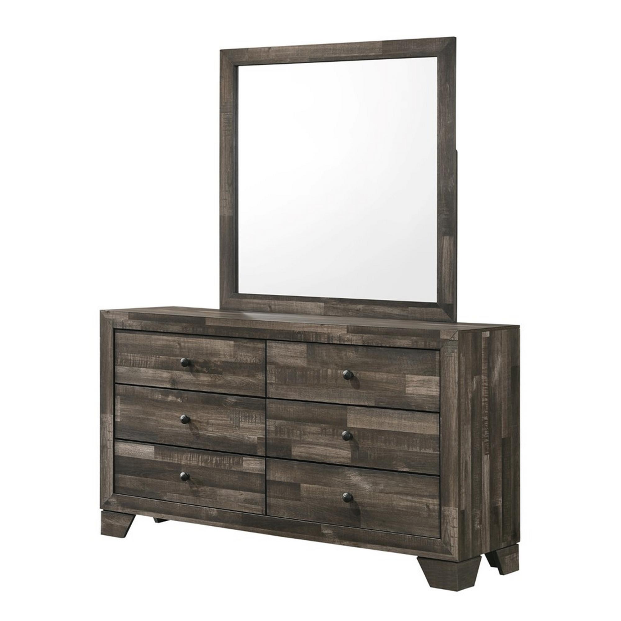 Twin Atticus Bed w/Chest, Dresser, Mirror, Nightstand