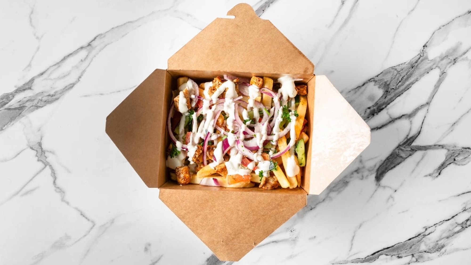 2 X Chicken Shawarma Fries Lunch