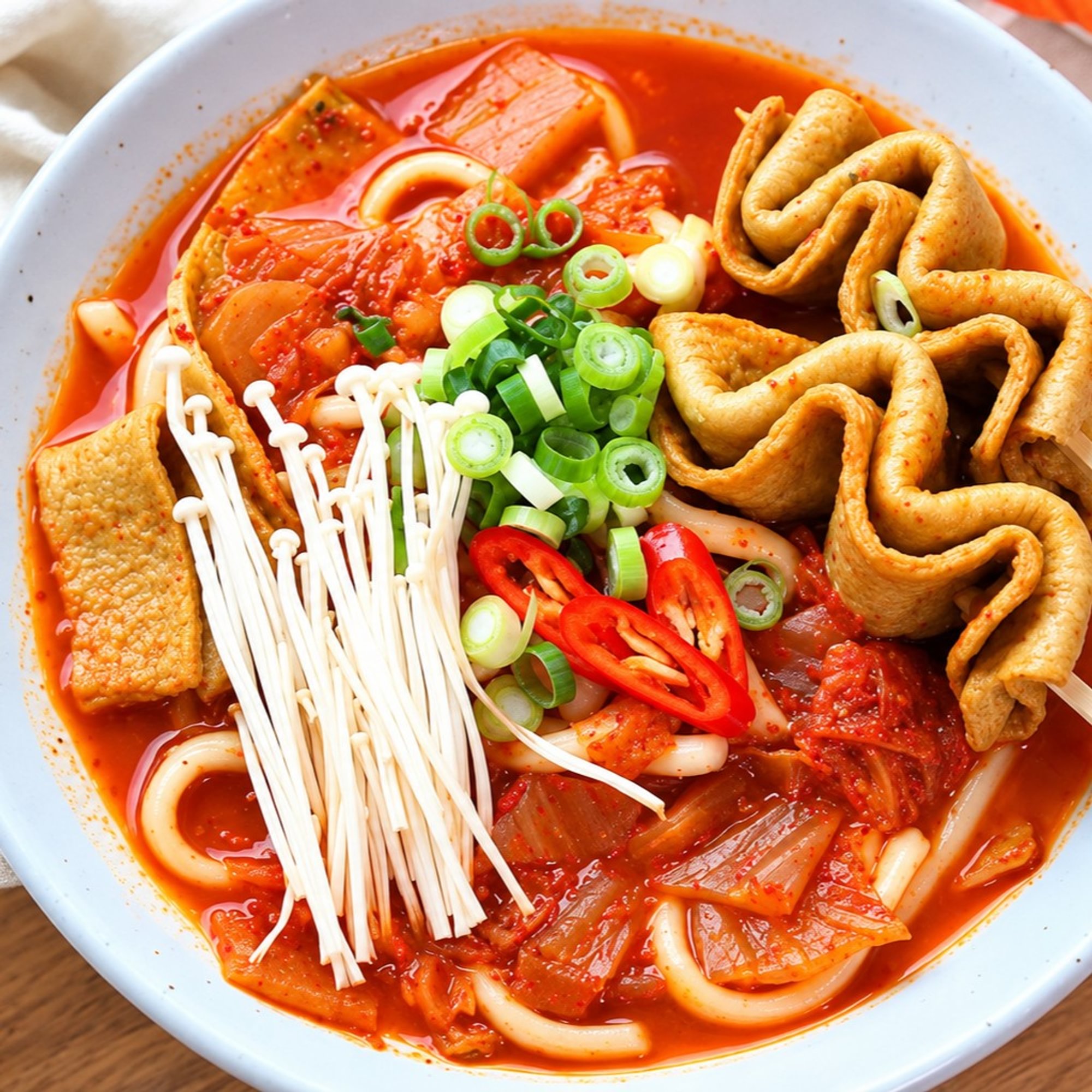 Kimchi Undon Noodle (김치우동)