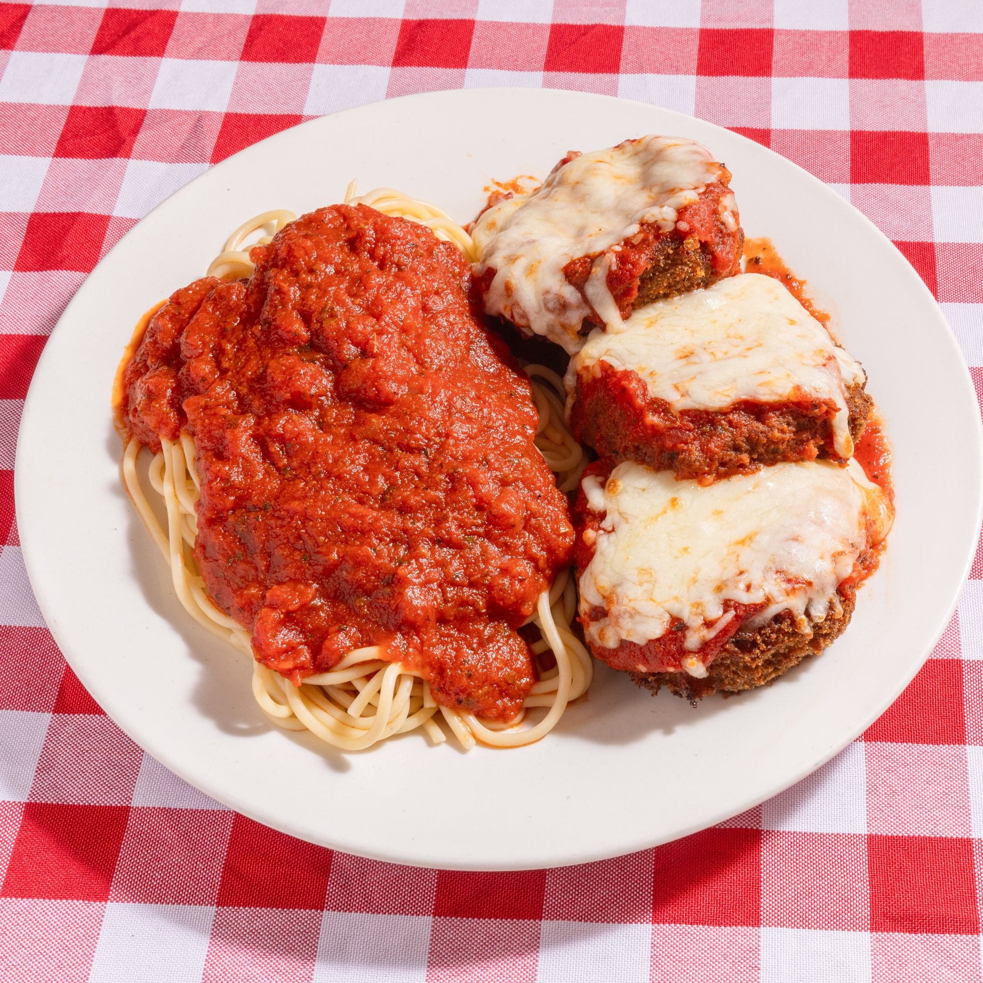 Eggplant Parmesan Lunch