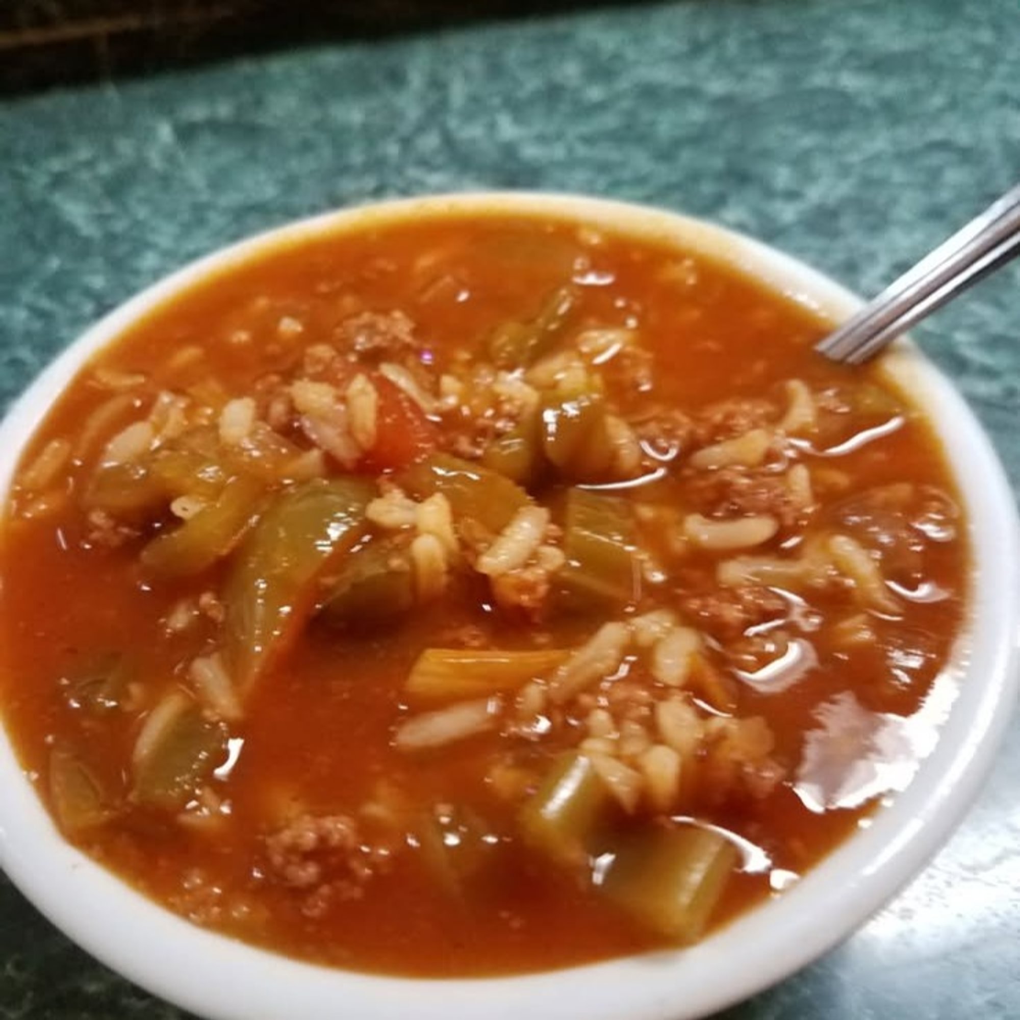 Stuffed Green Pepper Soup