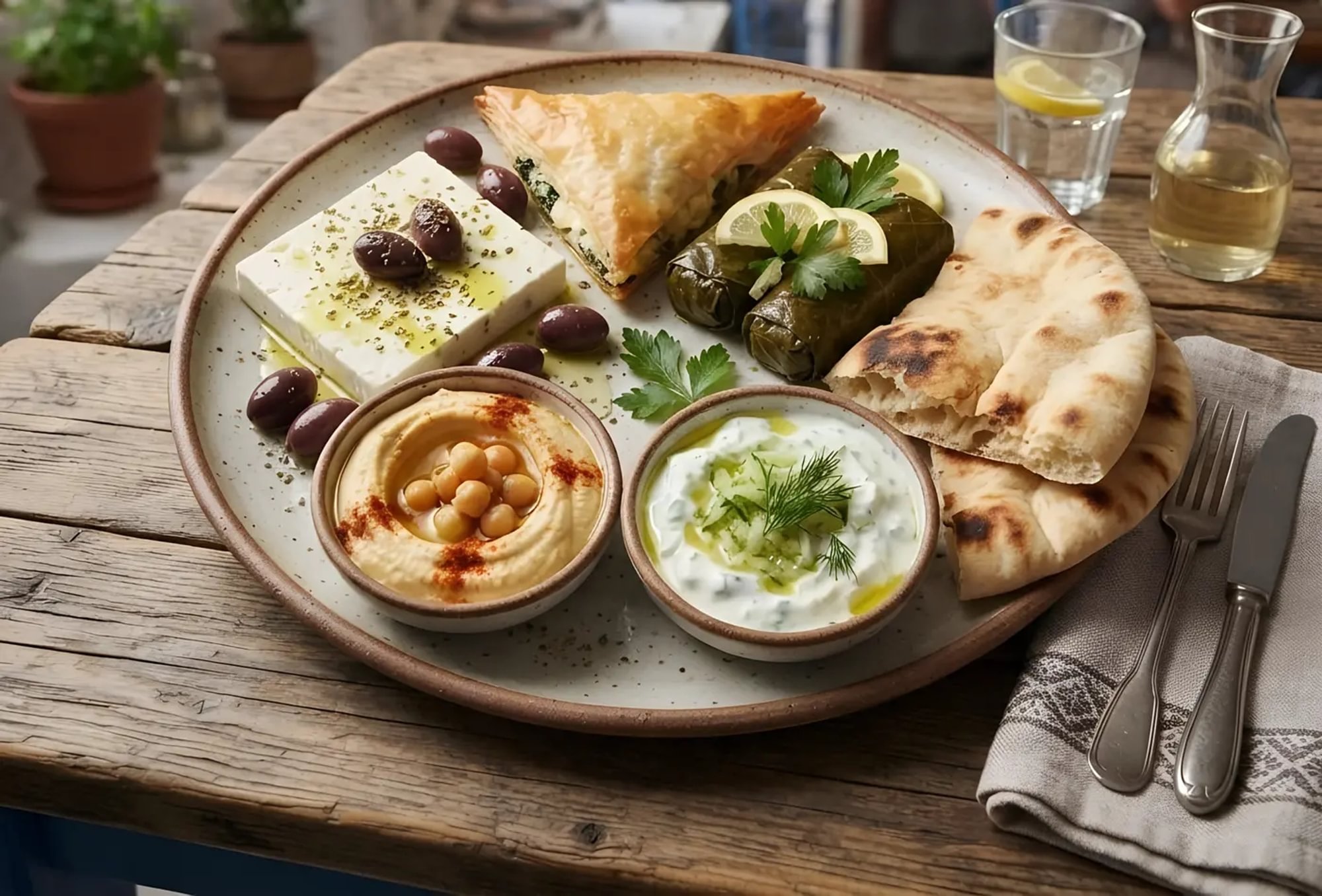 MYKONOS-COMBO PLATE