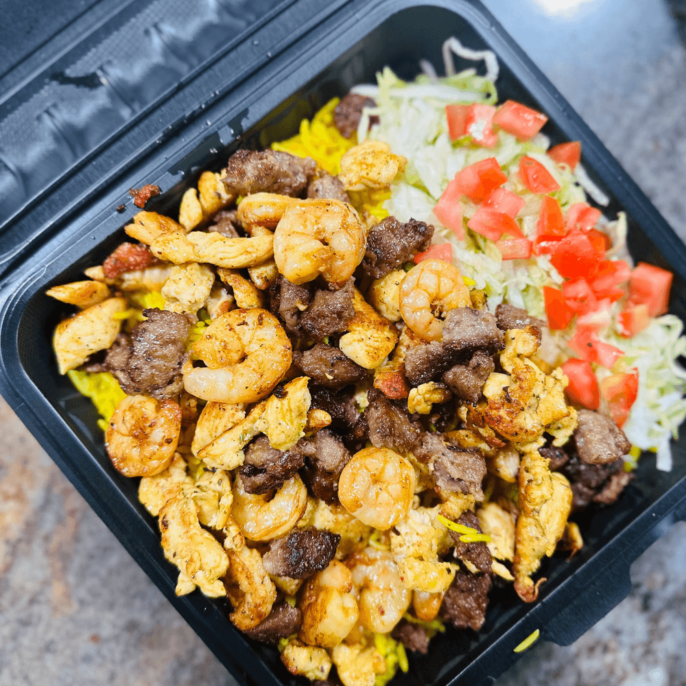 Mix of two over rice