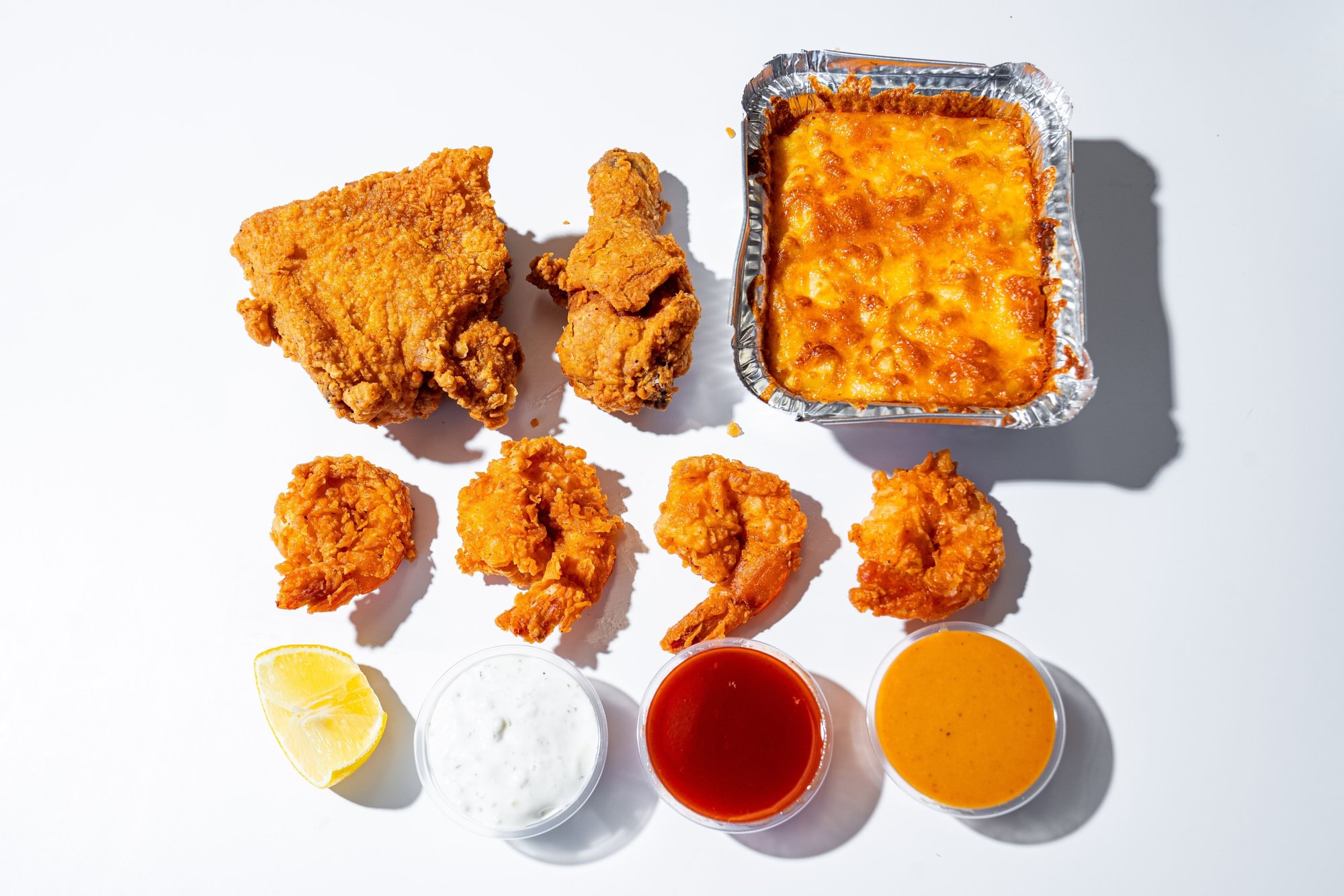 4 Shrimp 2 Chicken & 1 Side