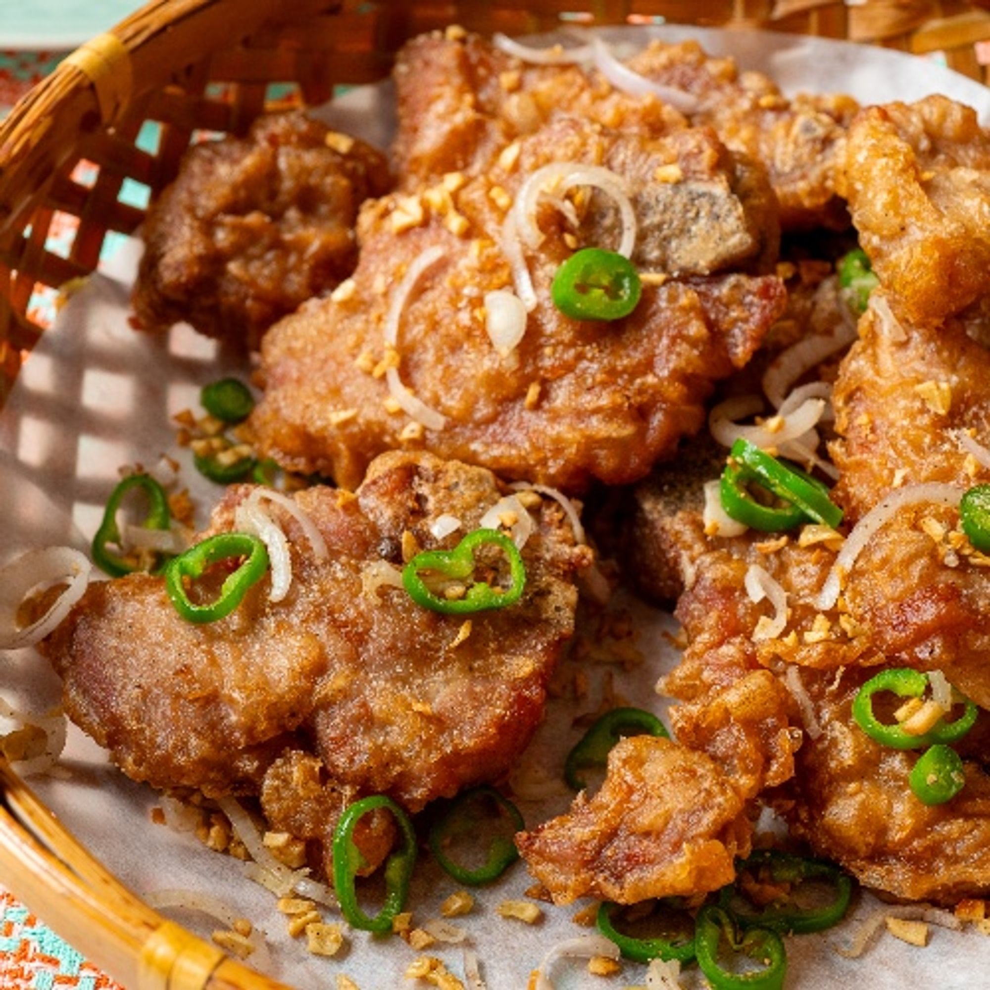80. Spicy Salt & Pepper Pork Chop 🌶️