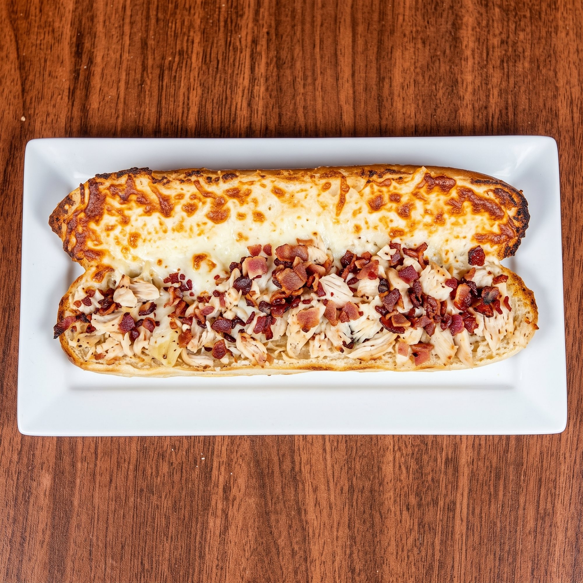 Chicken Bacon Alfredo Hoagie